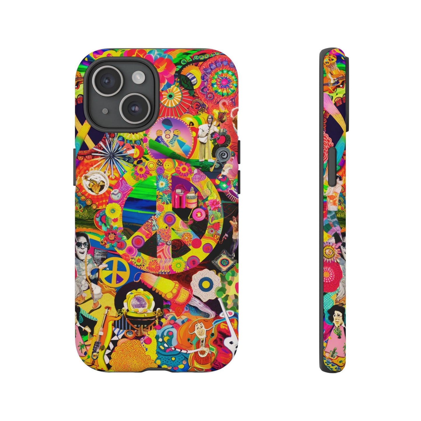 Tough Phone Case :" Eclectic Elegance Phone Case Collection" ( Hippie Style patterns)