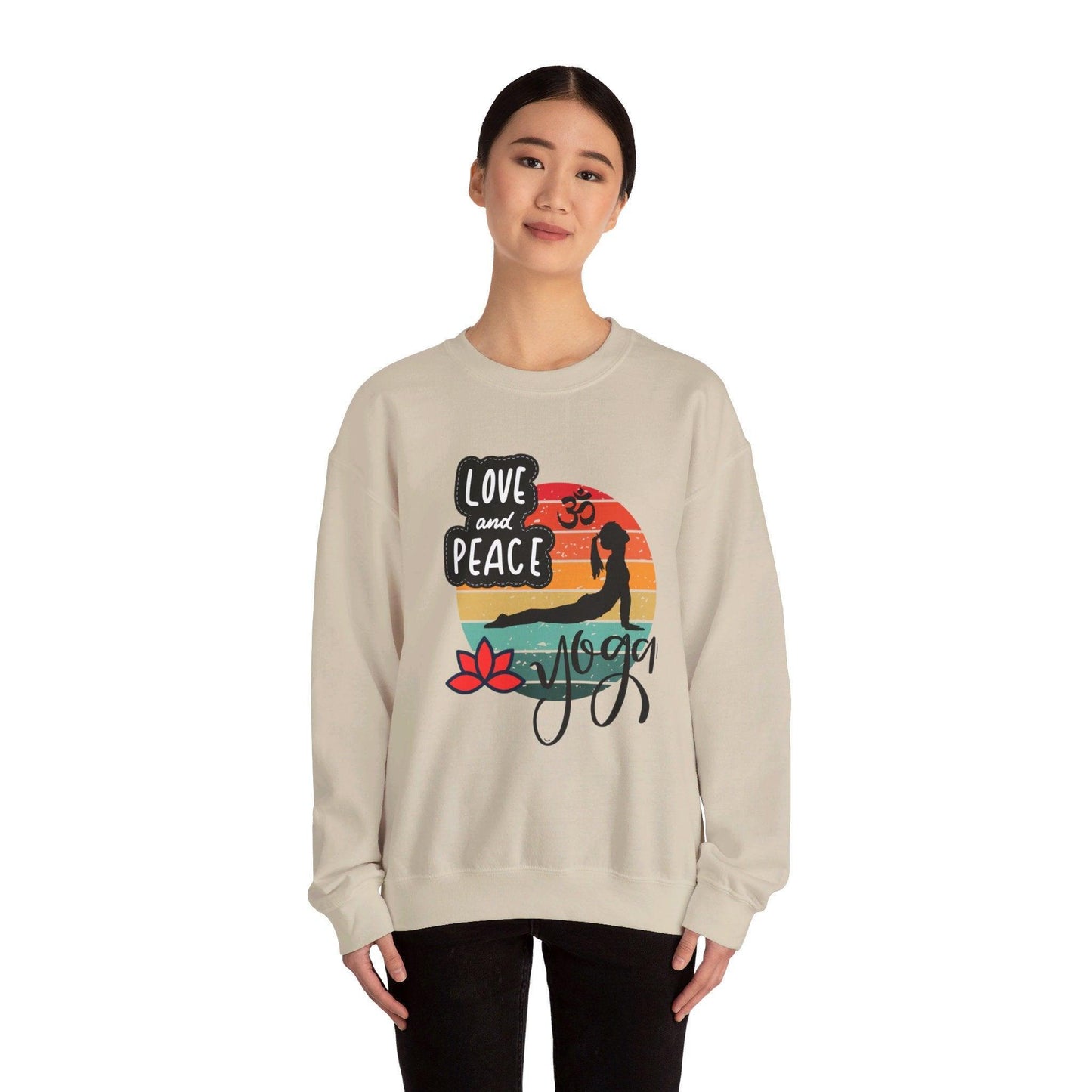 "Yoga Comfort Crewneck Sweatshirt"