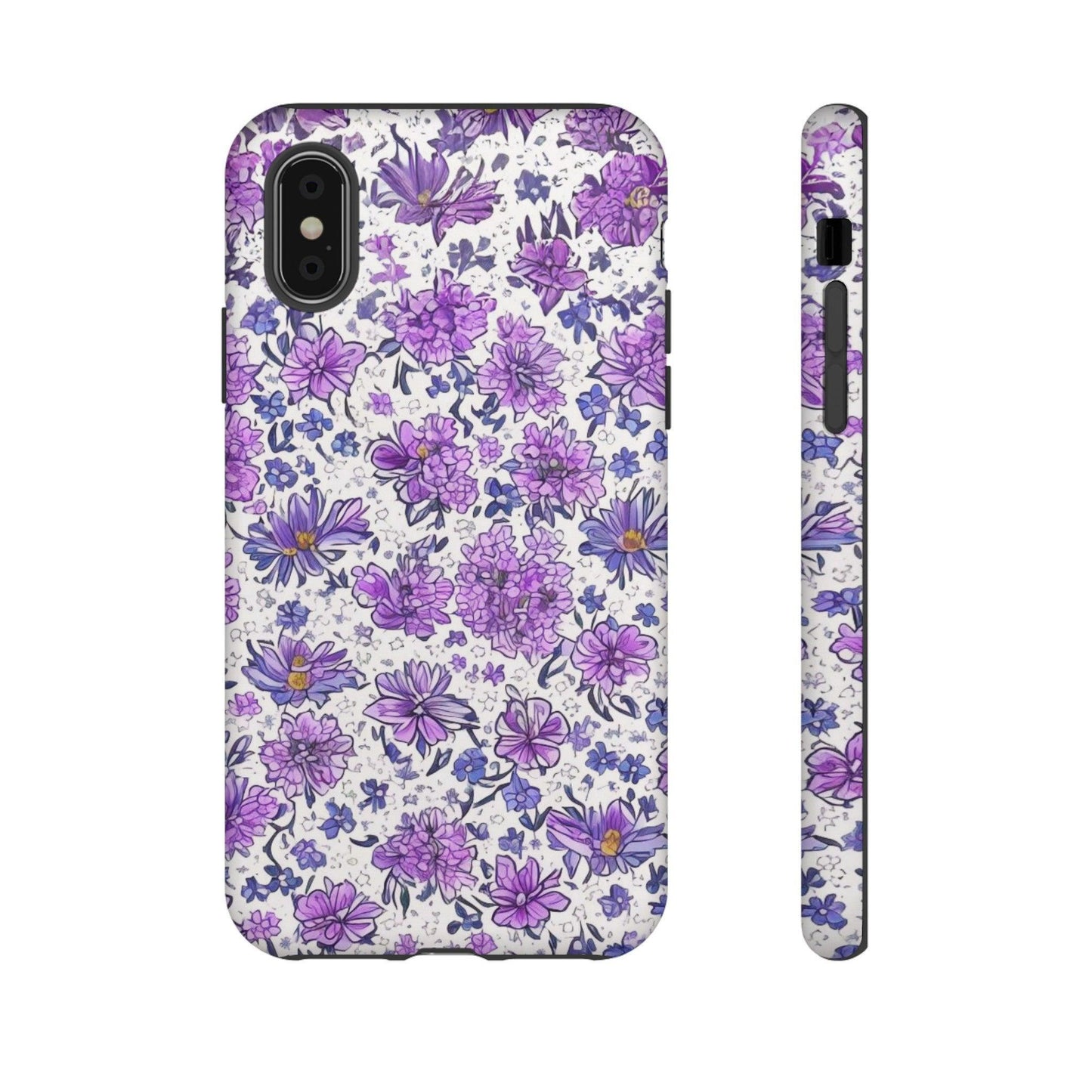 Tough Cellphone Case :" Eclectic Elegance Phone Case Collection" ( Floral patterns)