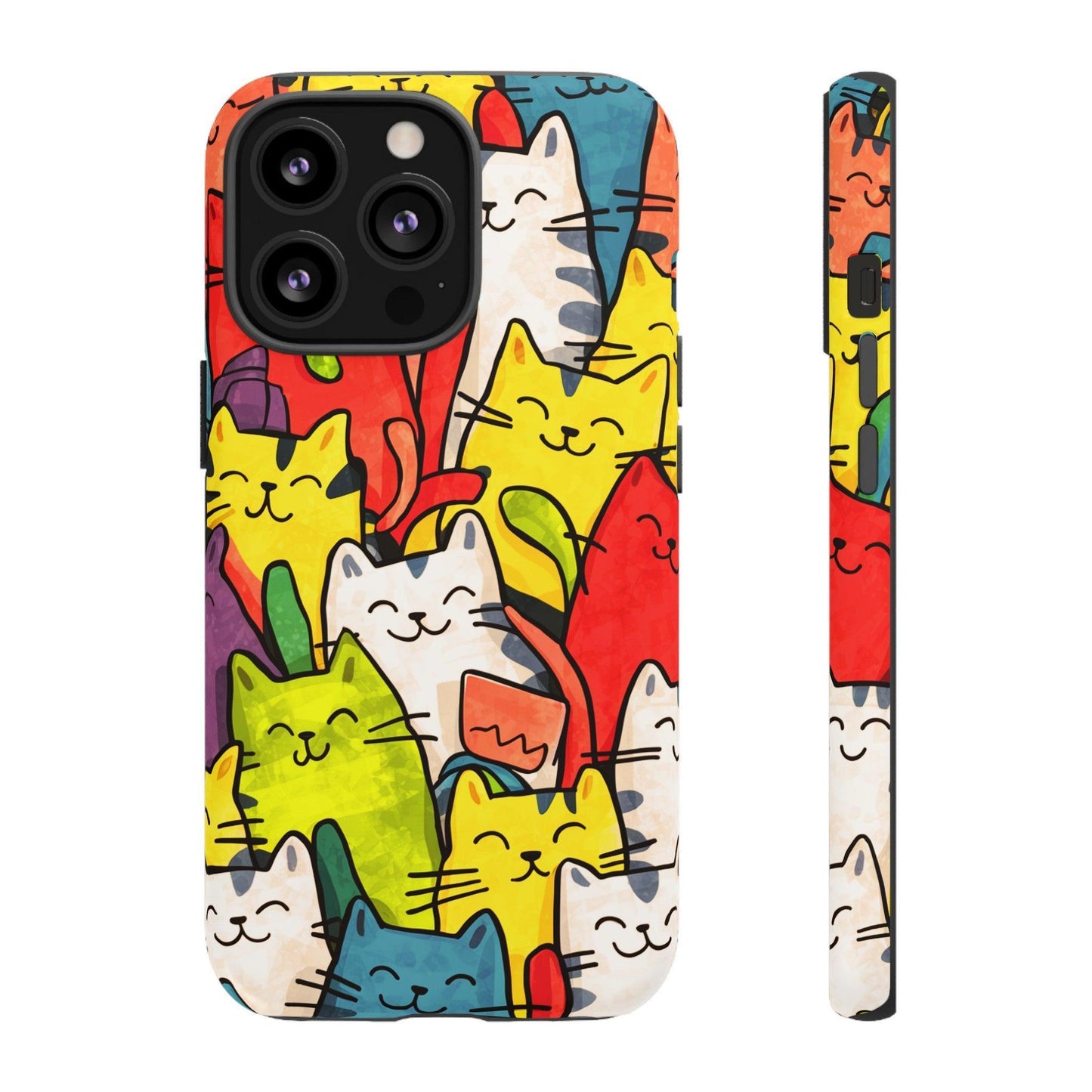 Cat Lovers Collection Tough Cellphone Case - Cosmic Creations by Karen