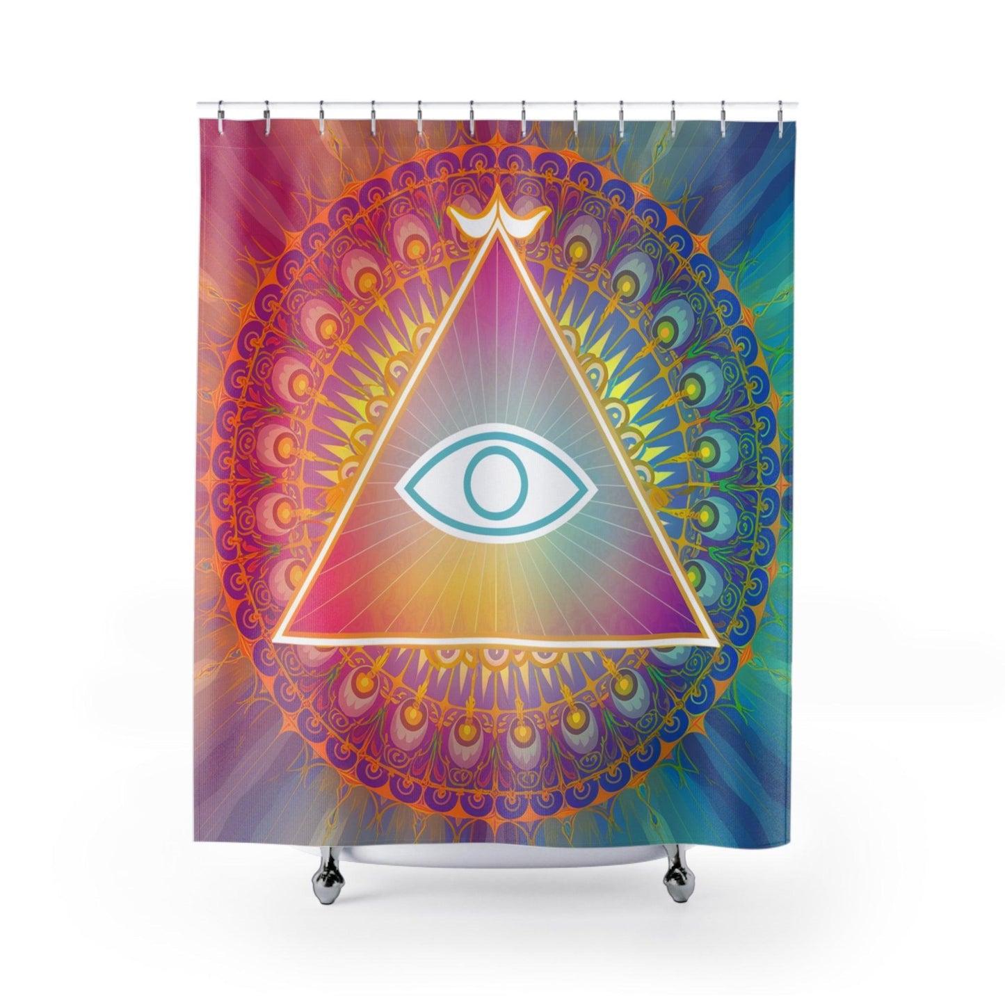 Elegant Shower Curtains Collection ( Third Eye ) - Cosmic Creations by Karen