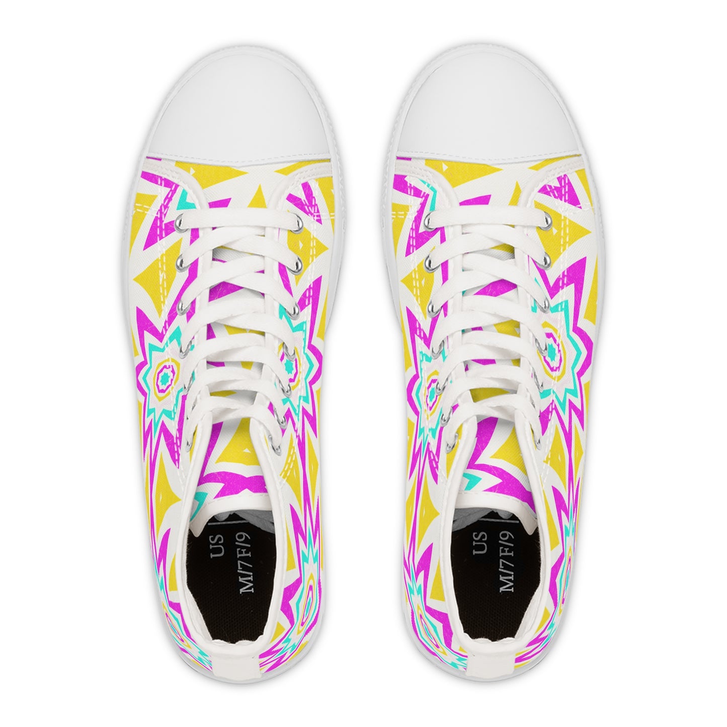 Awesome Abstract Design High Top Sneakers