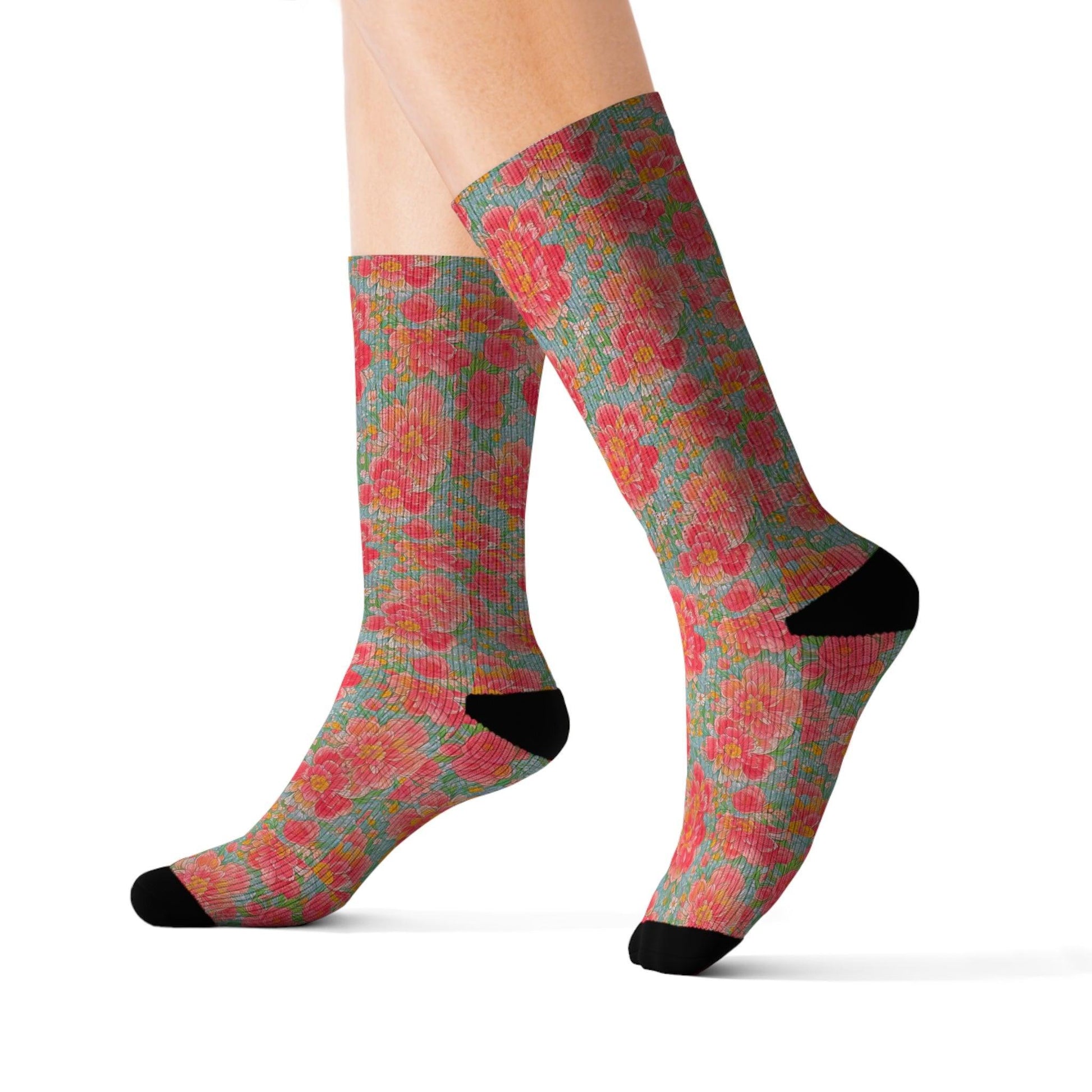 Vibrant Harmony Socks Collection | Perfect blend of art and functionality | Unique Designs | Premium Socks - Cosmic Creations by Karen