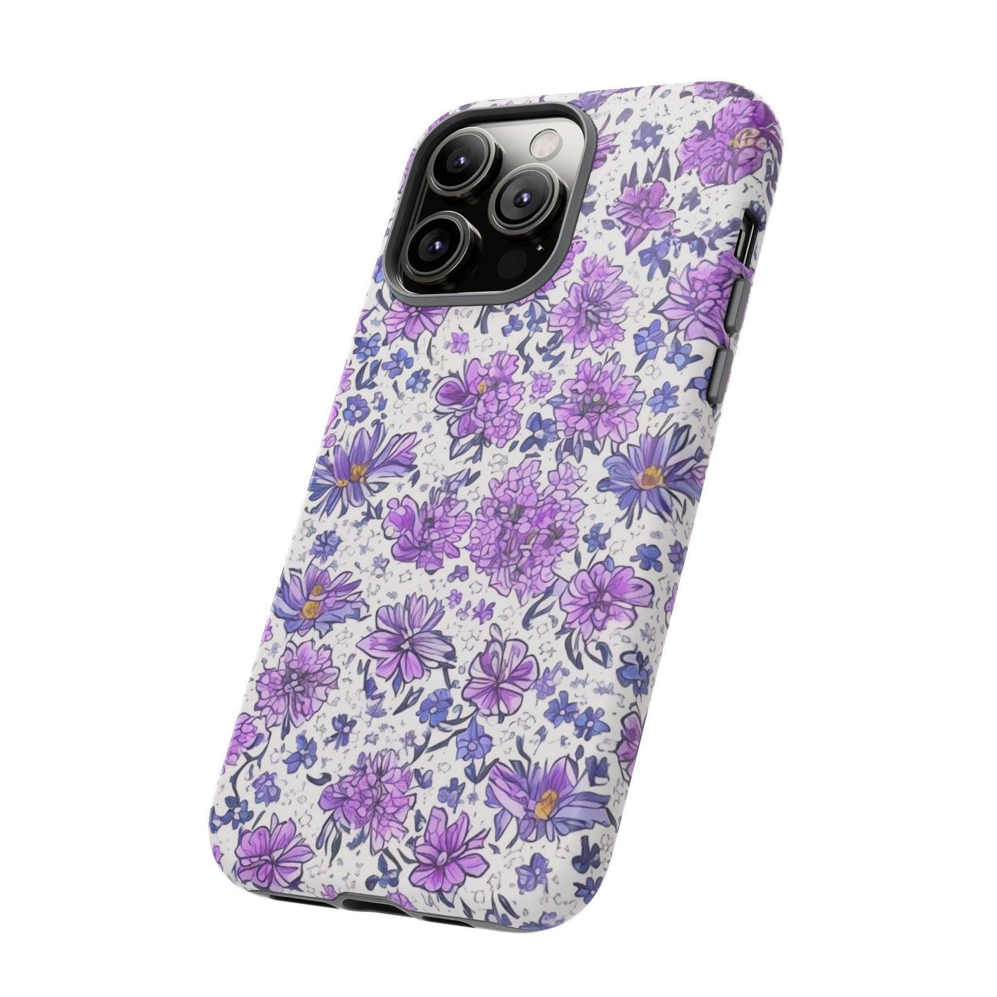 Tough Cellphone Case :" Eclectic Elegance Phone Case Collection" ( Floral patterns)