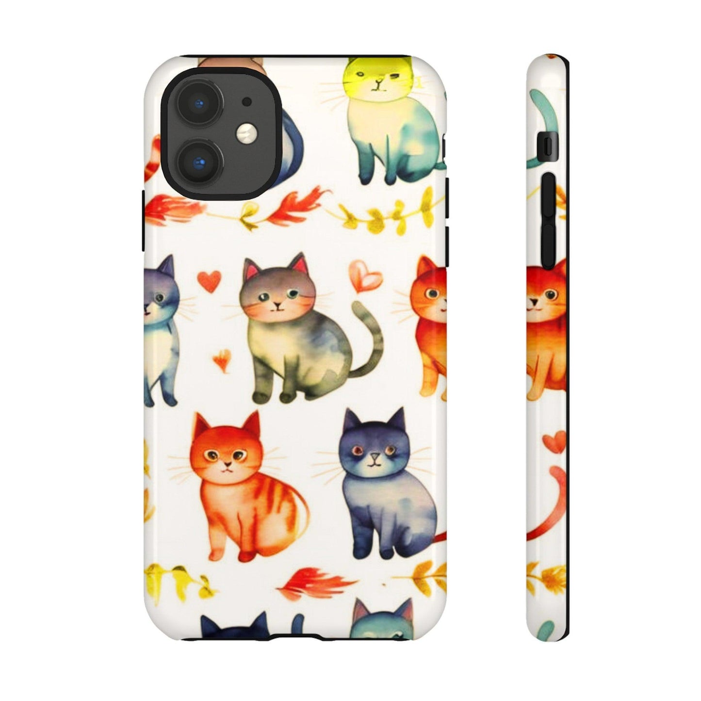 Cat Lovers Collection Tough Cellphone Case - Cosmic Creations by Karen