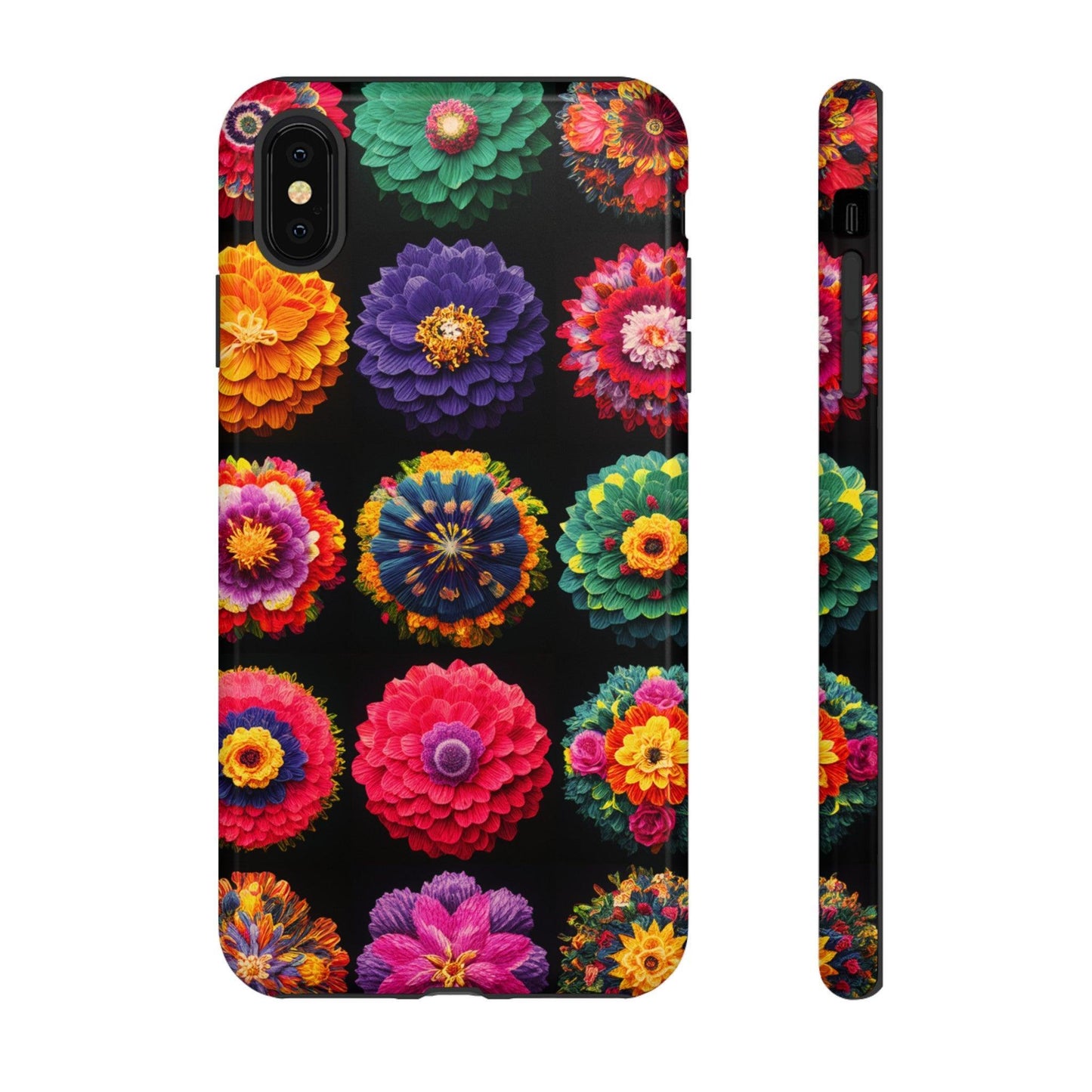 Tough Cellphone Case :" Eclectic Elegance Phone Case Collection" ( Floral patterns)