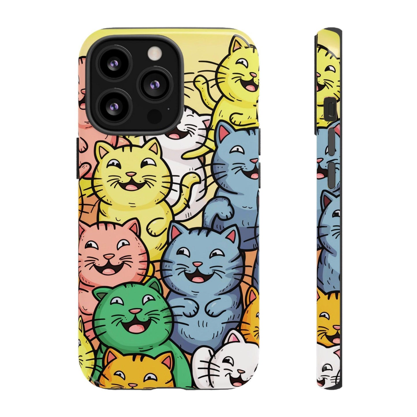 Cat Lovers Collection Tough Cellphone Case - Cosmic Creations by Karen