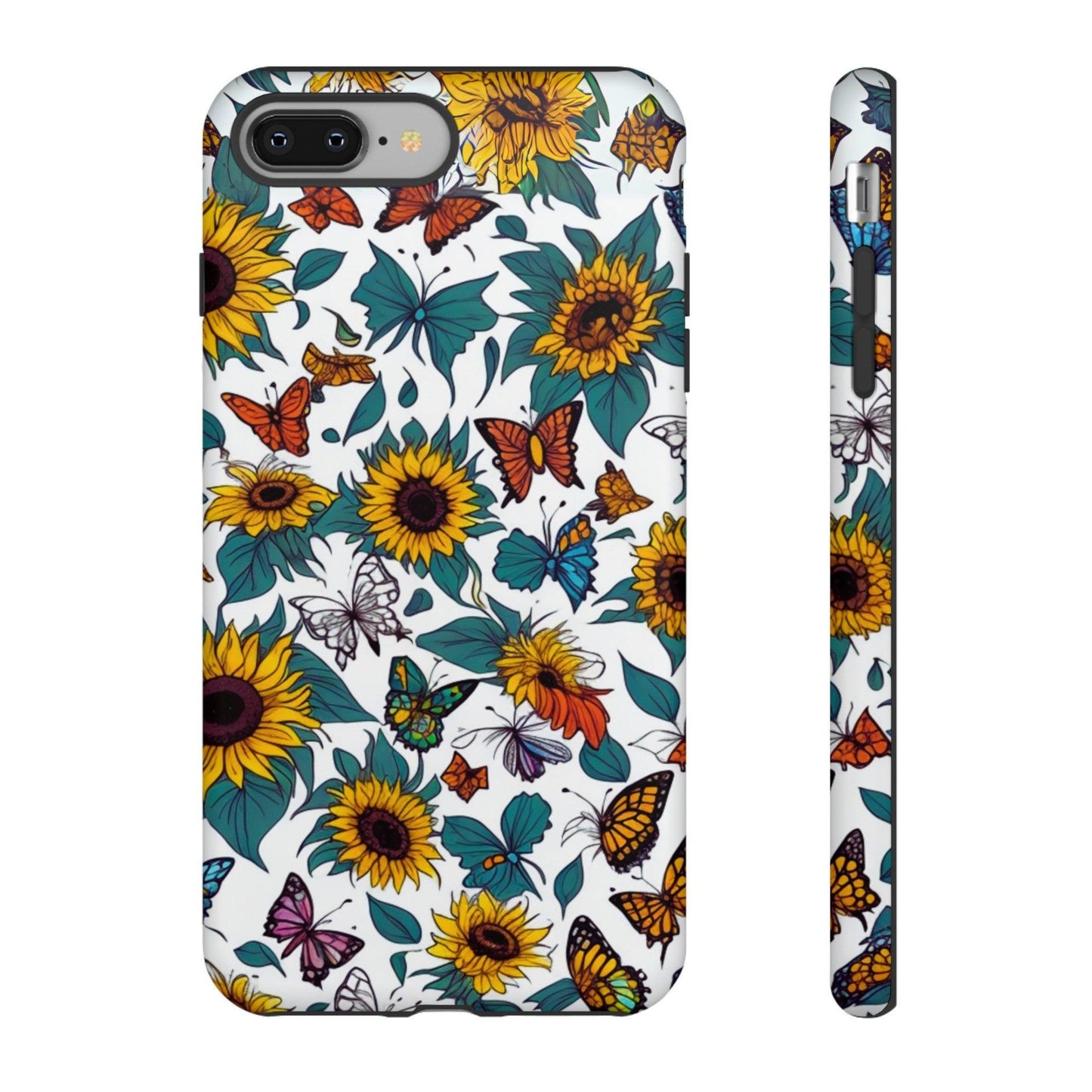 Tough Cellphone Case :" Eclectic Elegance Phone Case Collection" ( Floral patterns)