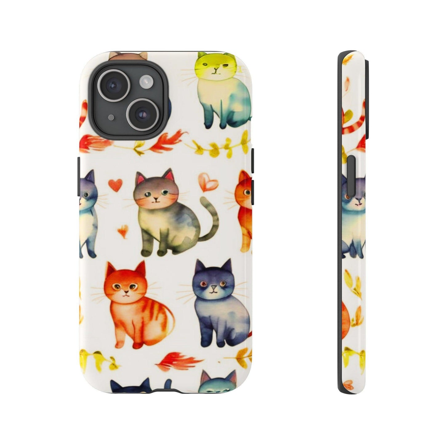 Cat Lovers Collection Tough Cellphone Case - Cosmic Creations by Karen