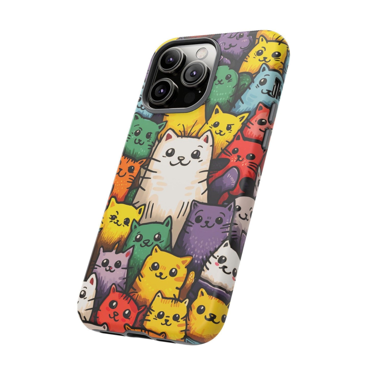 Cat Lovers Collection Tough Cellphone Case - Cosmic Creations by Karen