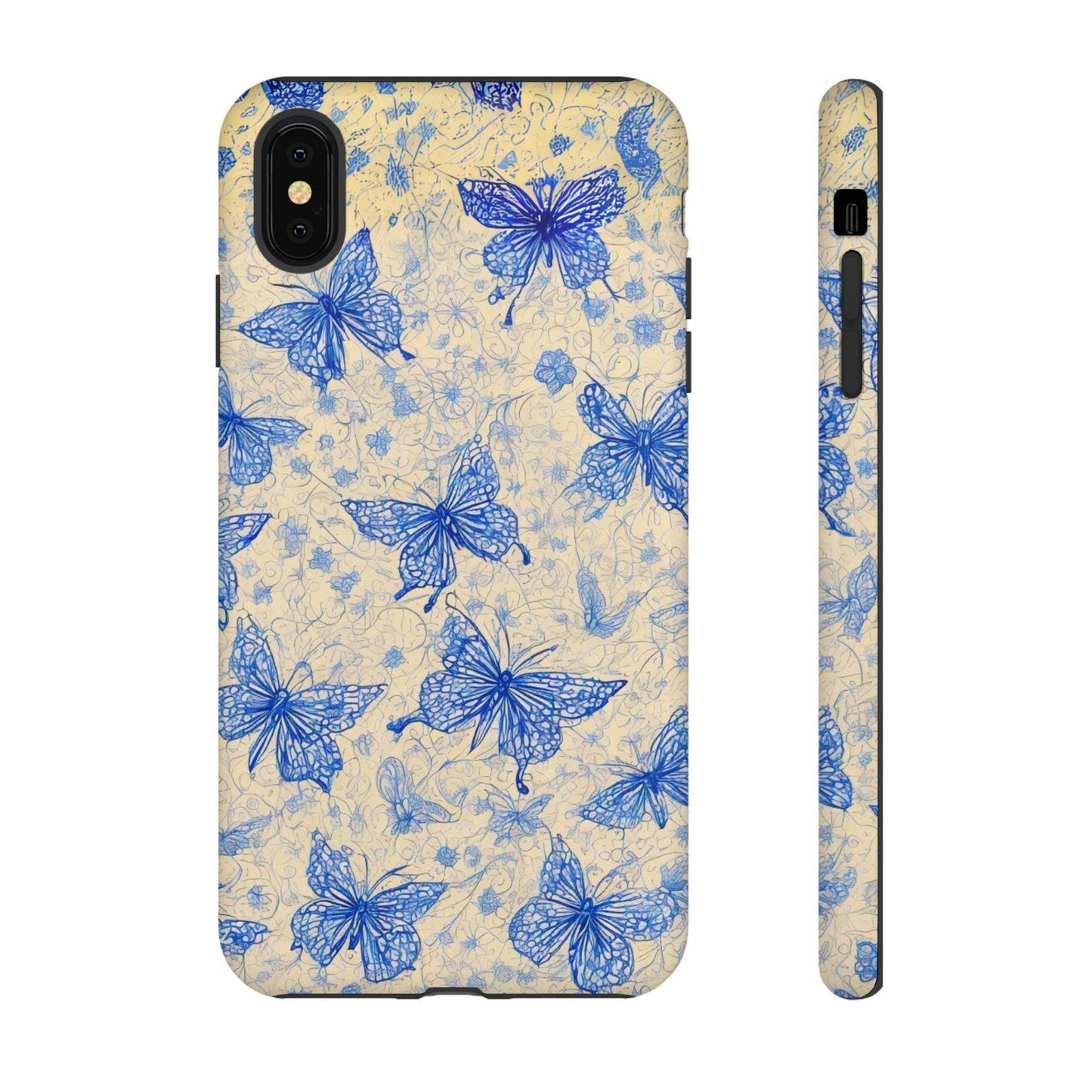 Tough Cellphone Case :" Eclectic Elegance Phone Case Collection" ( Butterflies patterns)