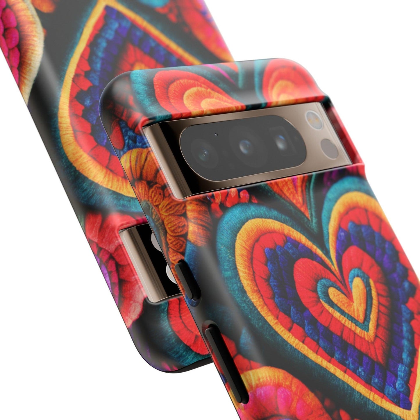 Tough Phone Case :" Eclectic Elegance Phone Case Collection" ( Hearts patterns)