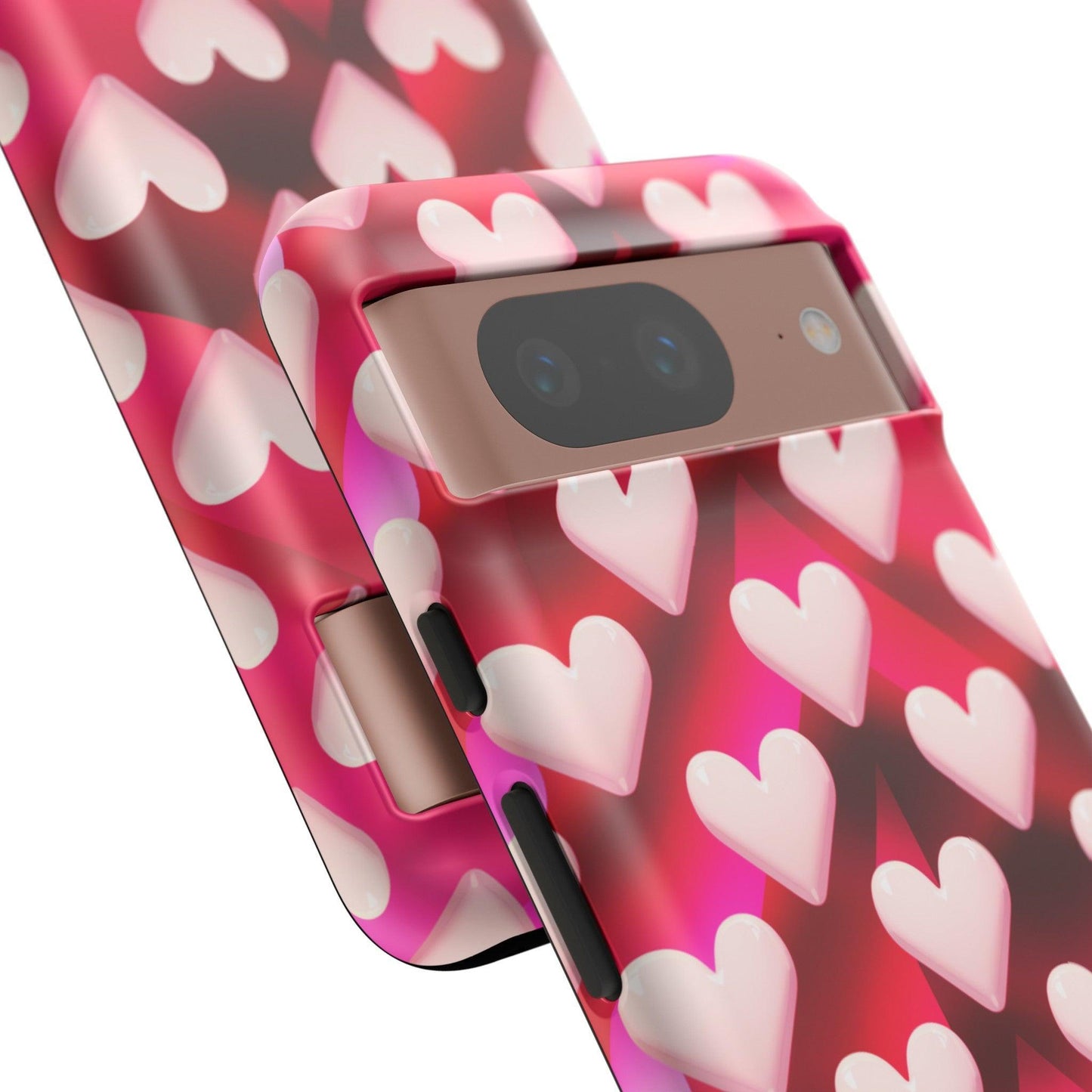 Tough Cellphone Case :" Eclectic Elegance Phone Case Collection" ( Hearts patterns)