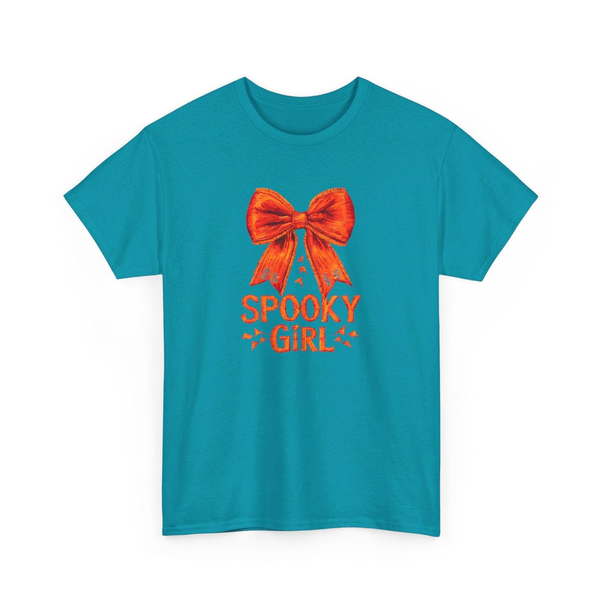 Spooky Girl Coquette Cotton Tee - Cosmic Creations by Karen