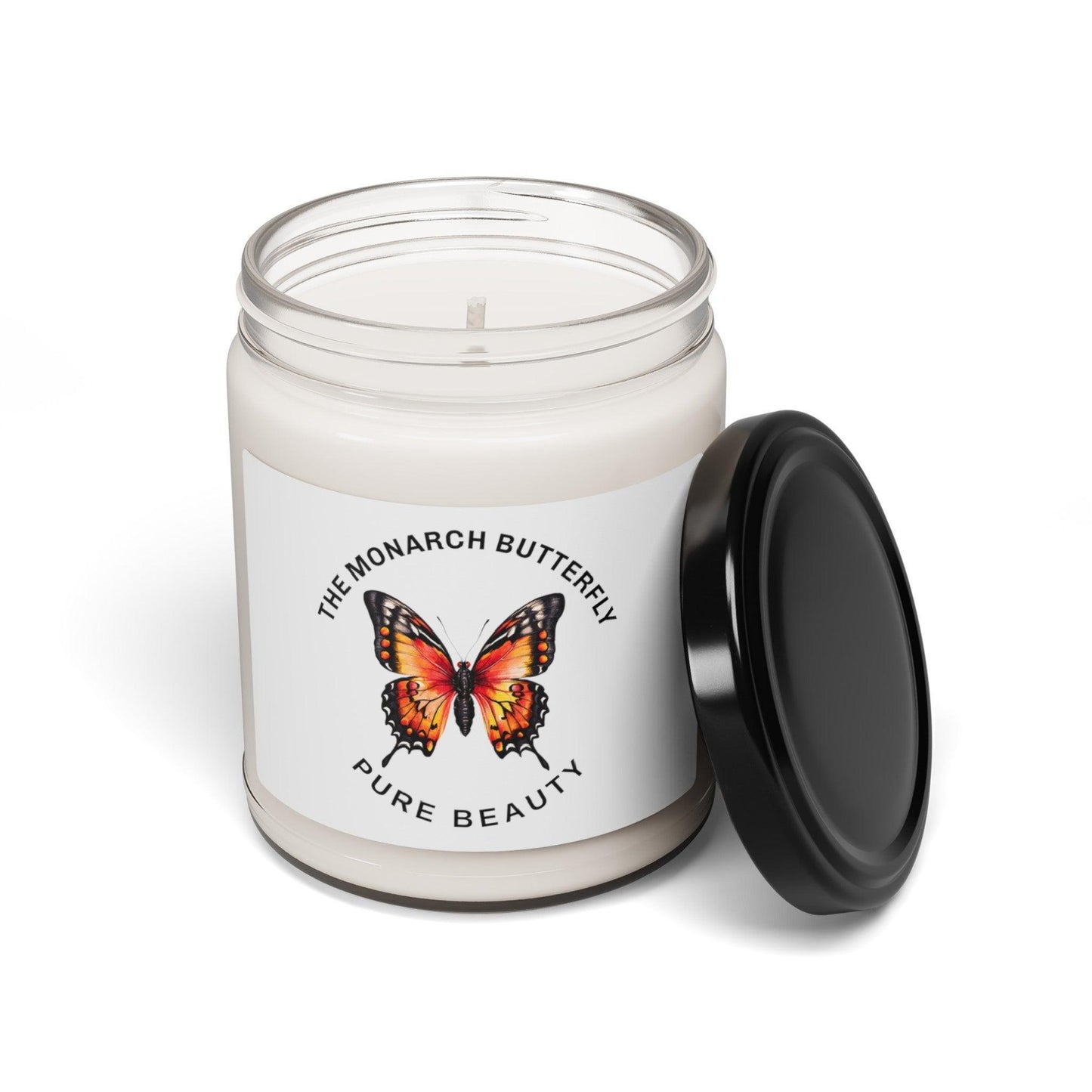 Monarch Butterfly Serenity Candle (Scented Soy Candle, 9oz) - Cosmic Creations by Karen