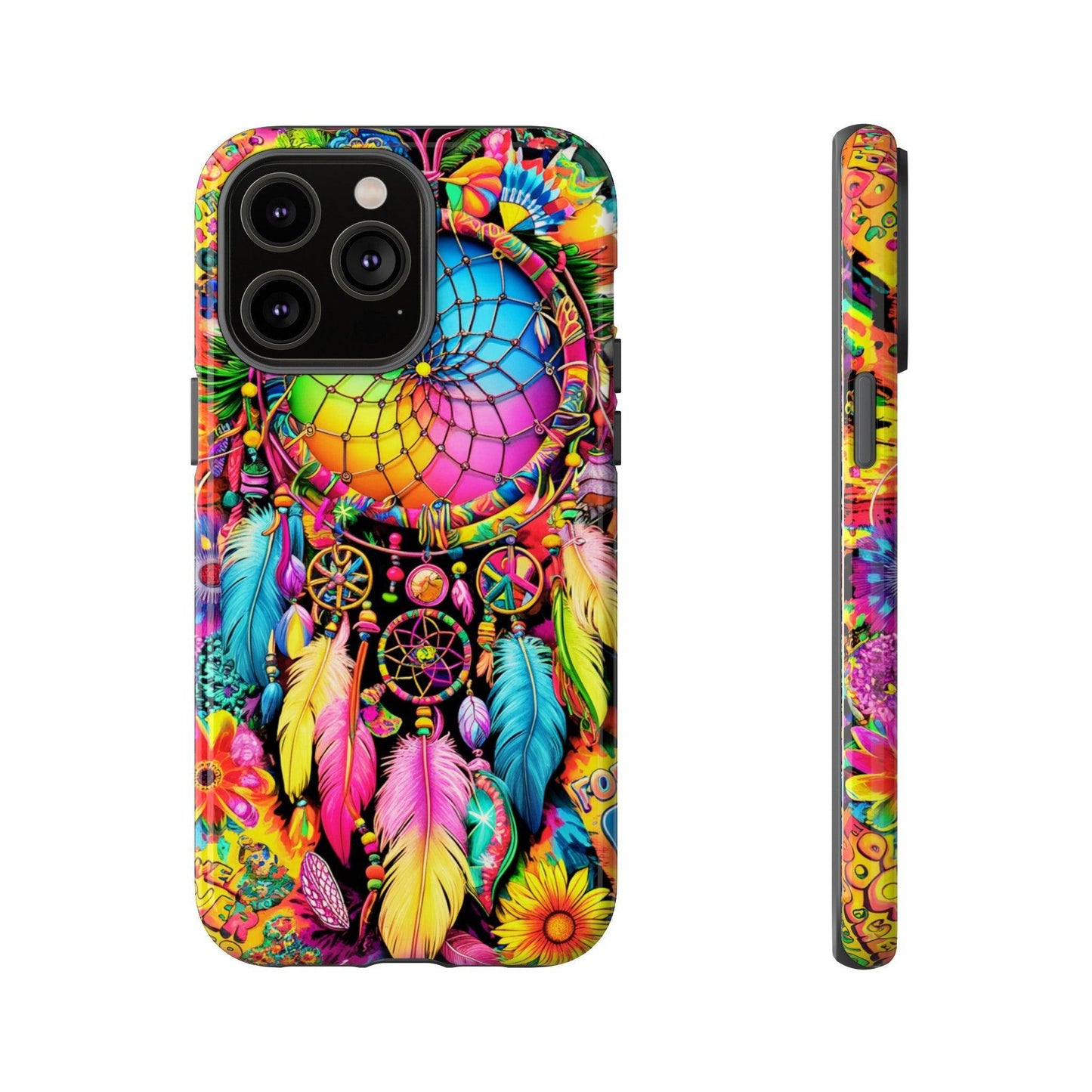 Tough Phone Case :" Eclectic Elegance Phone Case Collection" ( Hippie Style patterns)