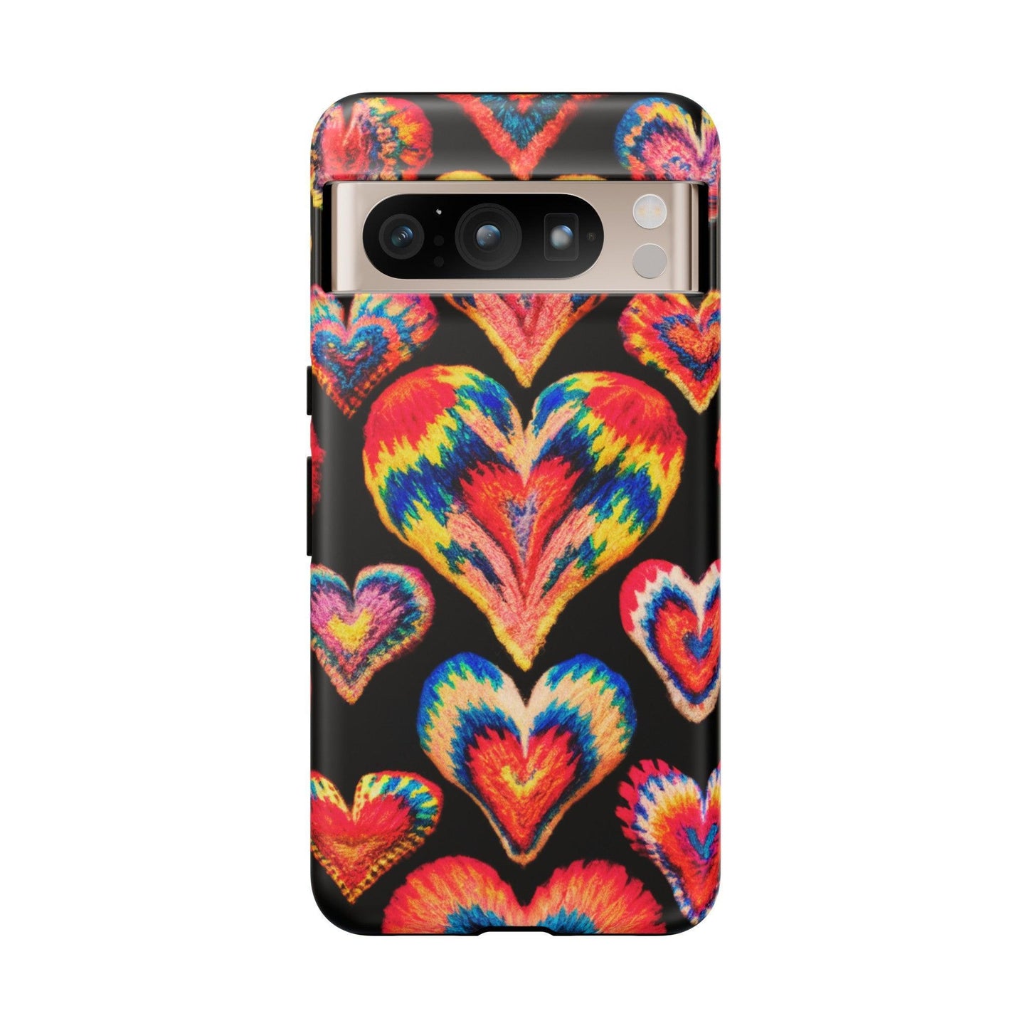 Tough Phone Case :" Eclectic Elegance Phone Case Collection" ( Hearts patterns)