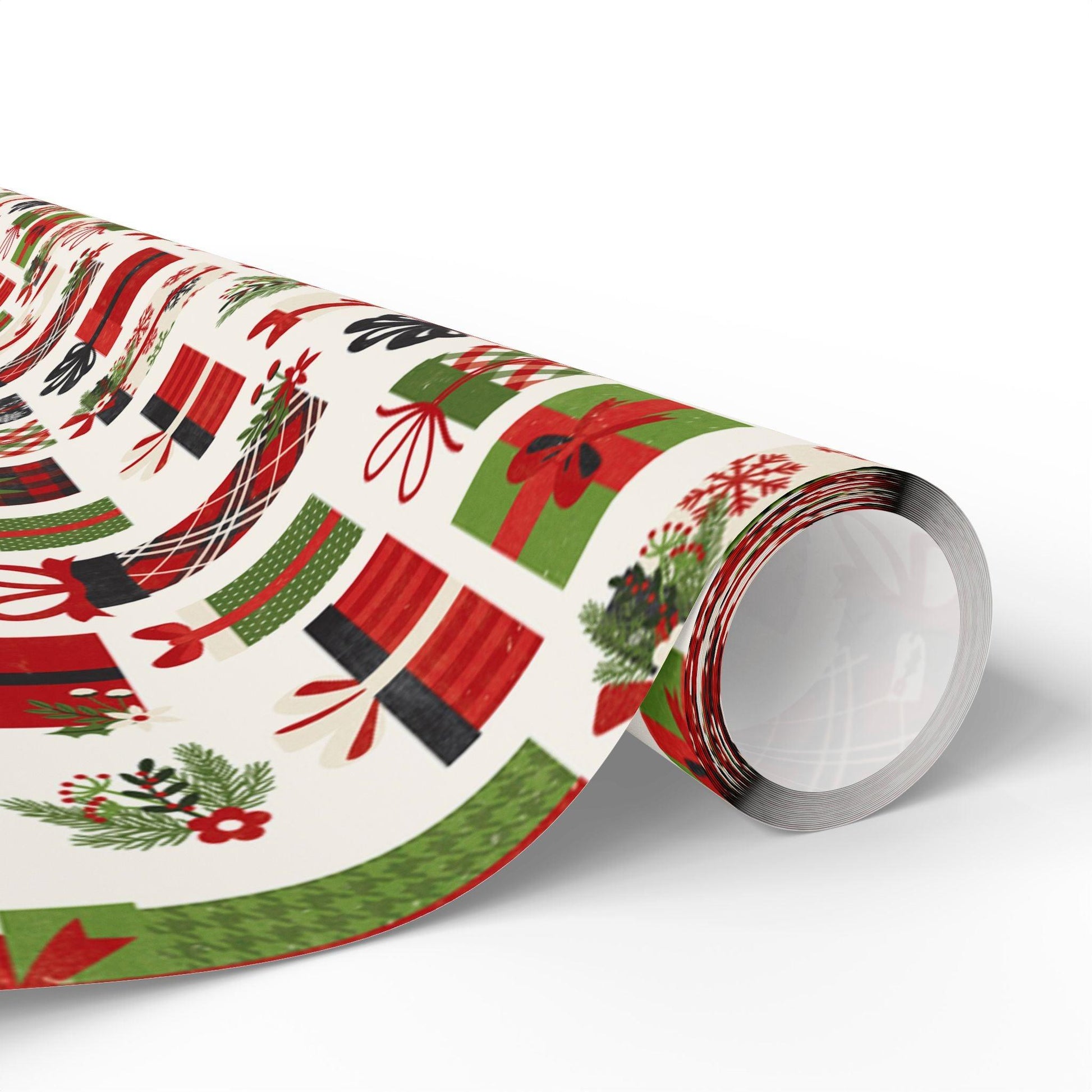 Festive Christmas Holiday Wrapping Paper - Cosmic Creations by Karen