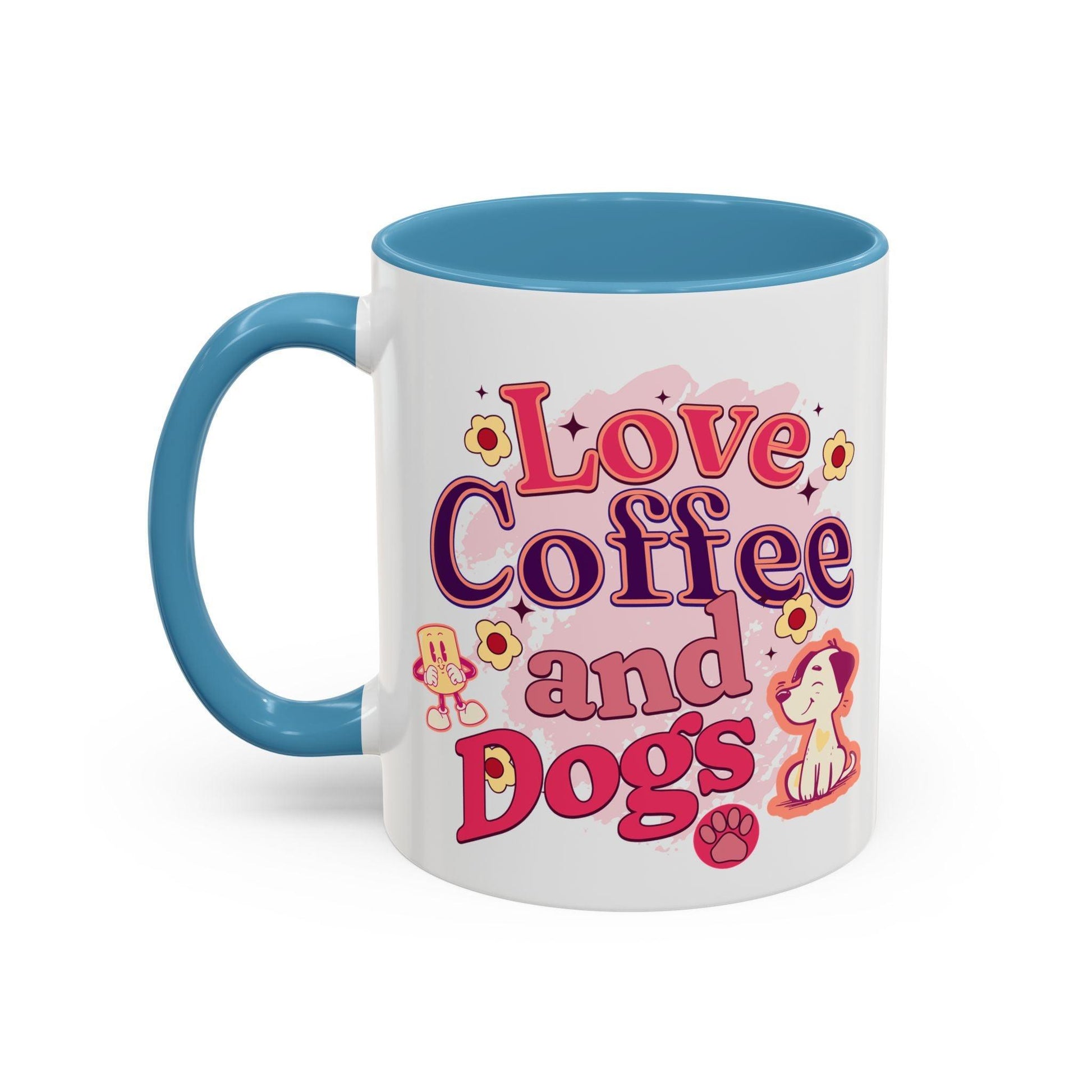 Love, coffee and dogs Mug (11, 15oz) - Cosmic Creations by Karen