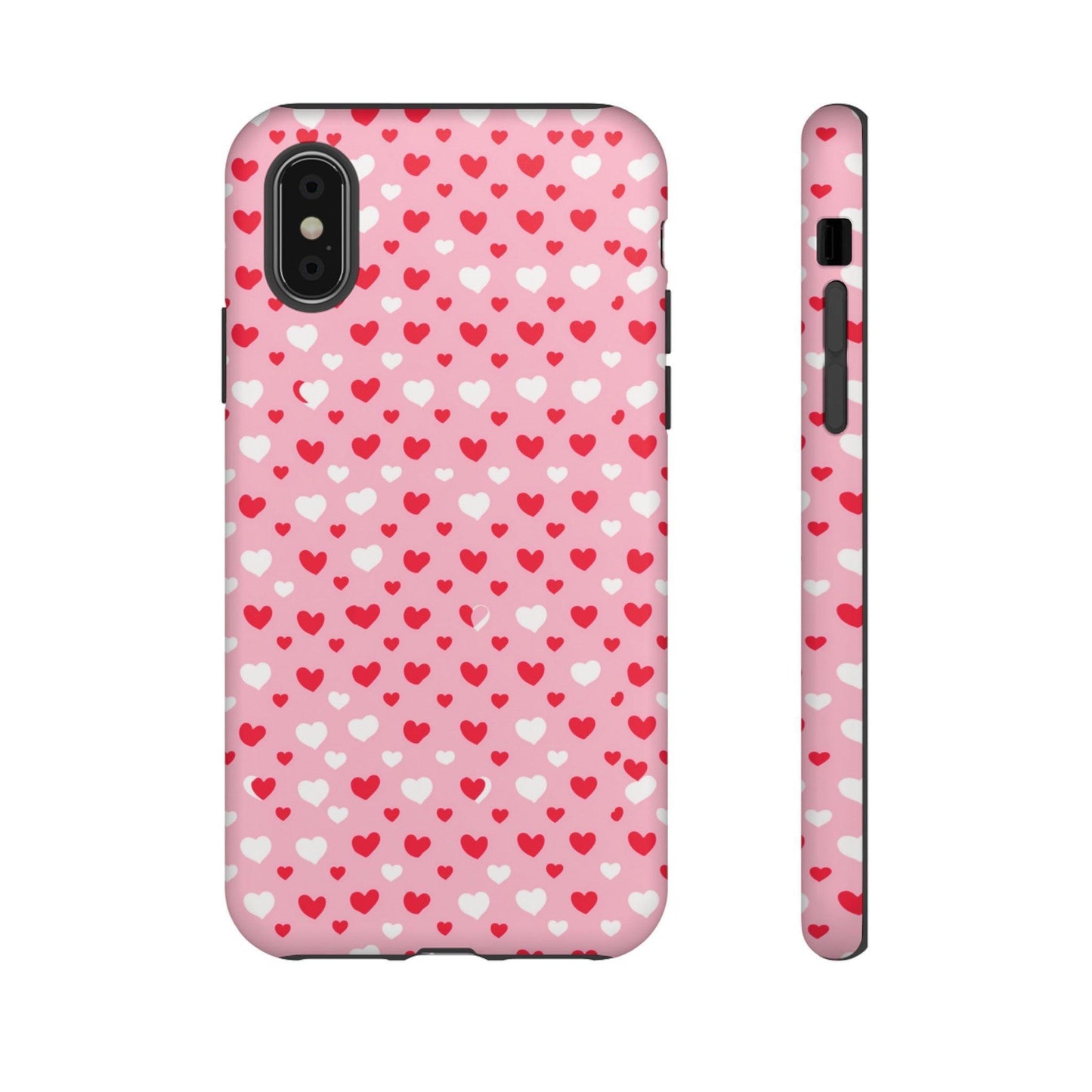 Tough Phone Case :" Eclectic Elegance Phone Case Collection" ( Hearts patterns)