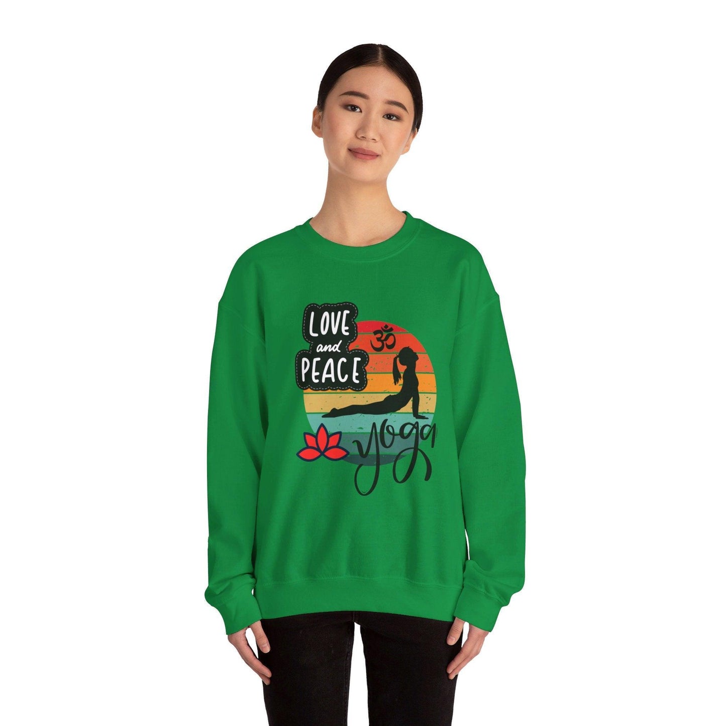 "Yoga Comfort Crewneck Sweatshirt"