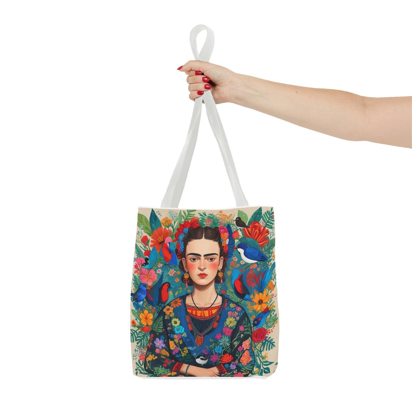 Frida Inspired Tote Bag, looking for a stylish way to carry your essentials or searching for the perfect gift, stunning and awesome Tote bag - Cosmic Creations by Karen