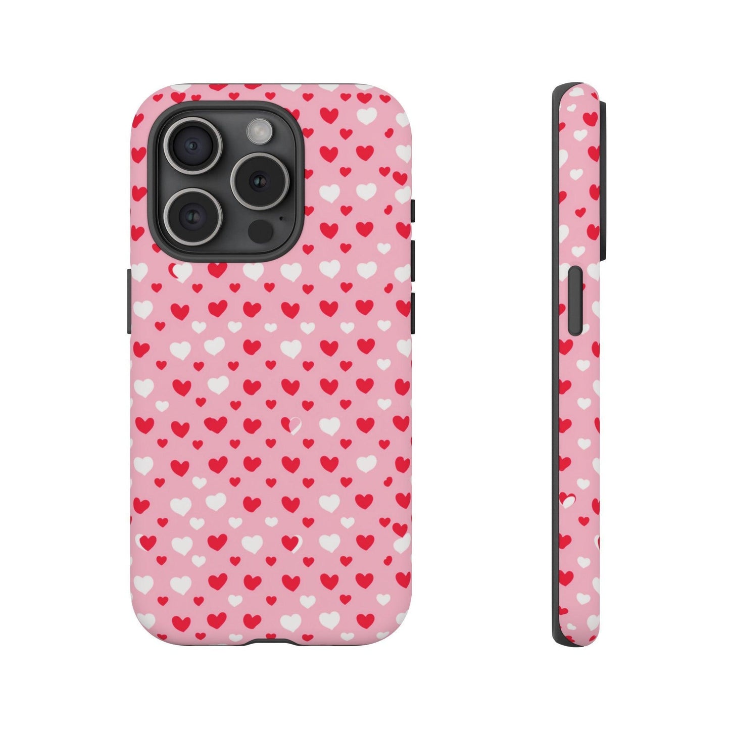 Tough Phone Case :" Eclectic Elegance Phone Case Collection" ( Hearts patterns)