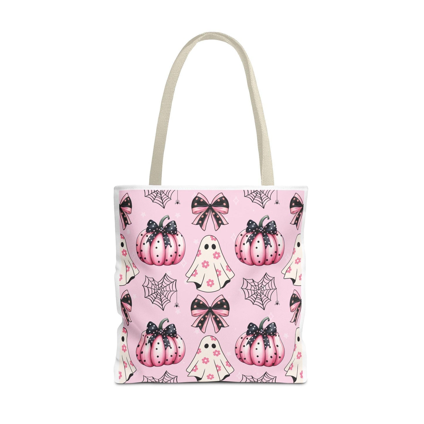 Coquette Halloween Pink Tote Bag - Cosmic Creations by Karen