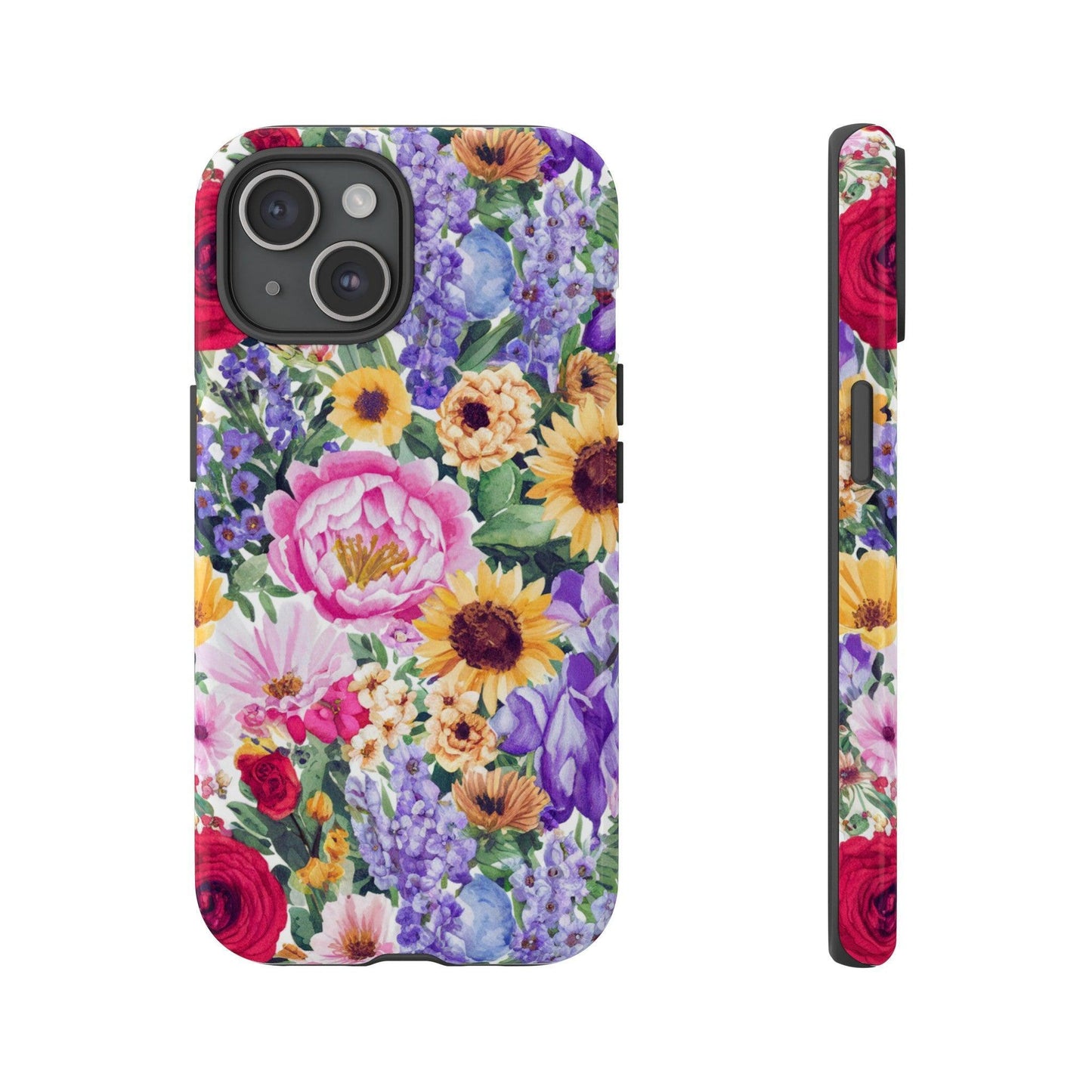 Tough Cellphone Case :" Eclectic Elegance Phone Case Collection" ( Floral patterns)