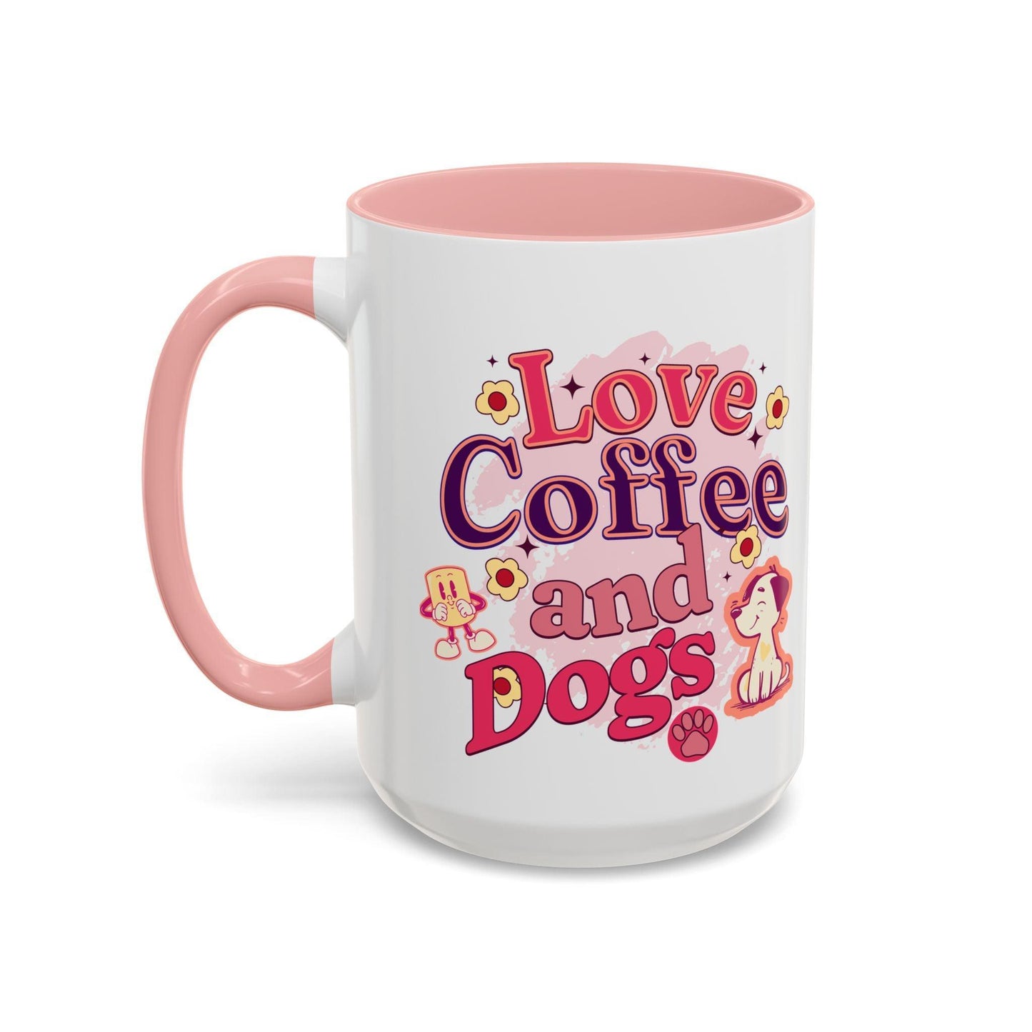 Love, coffee and dogs Mug (11, 15oz) - Cosmic Creations by Karen