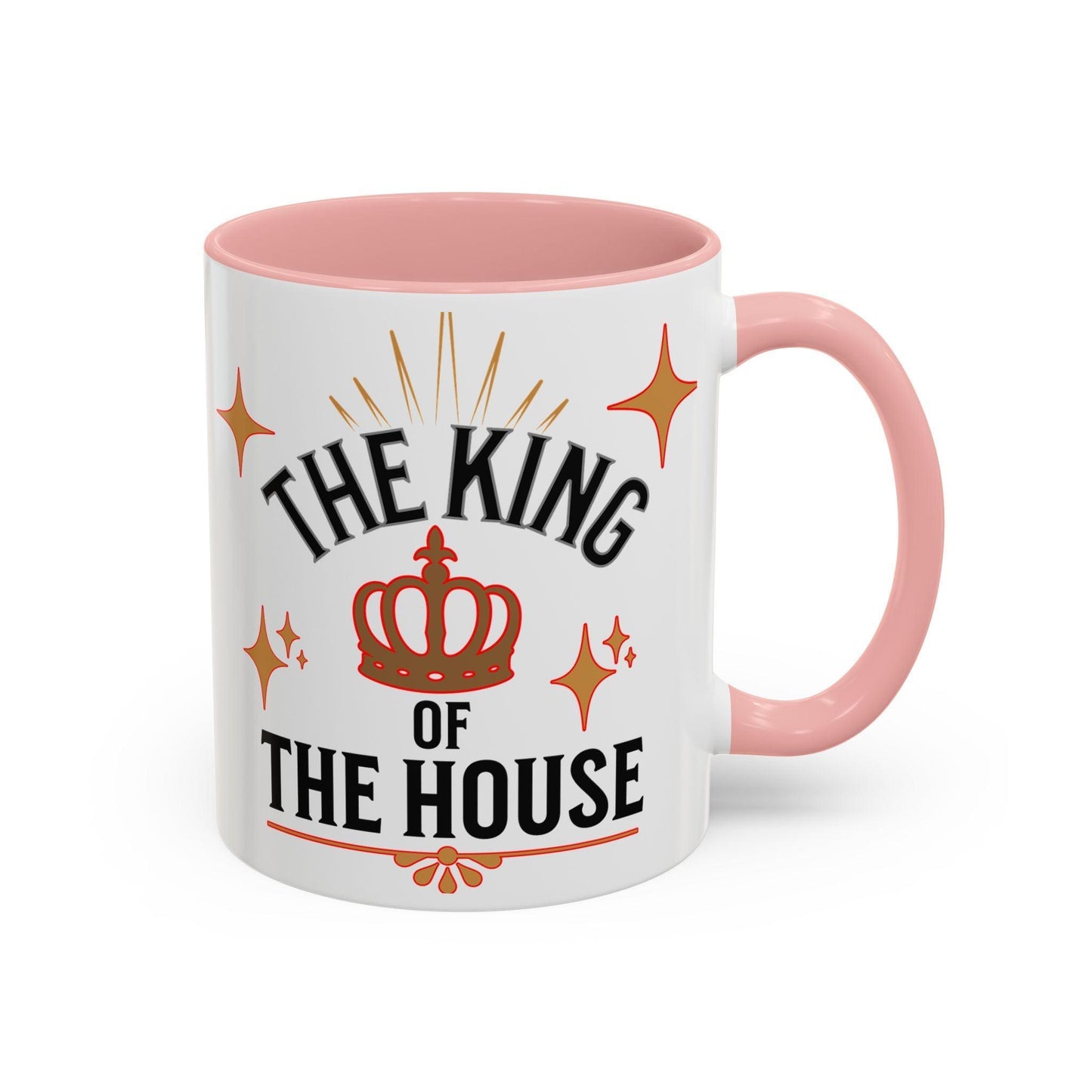 Royal Accent Coffee Mug   (11, 15oz)  " Dad, The King of the House Collection"