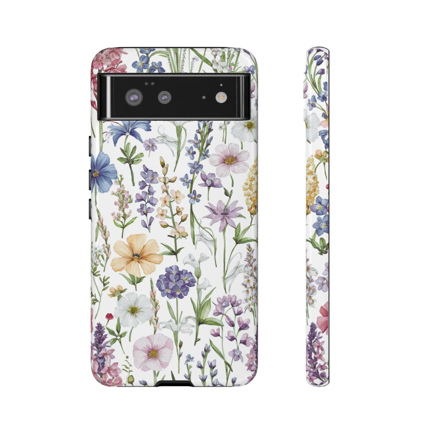 Tough Cellphone Case :" Eclectic Elegance Phone Case Collection" ( Floral patterns)