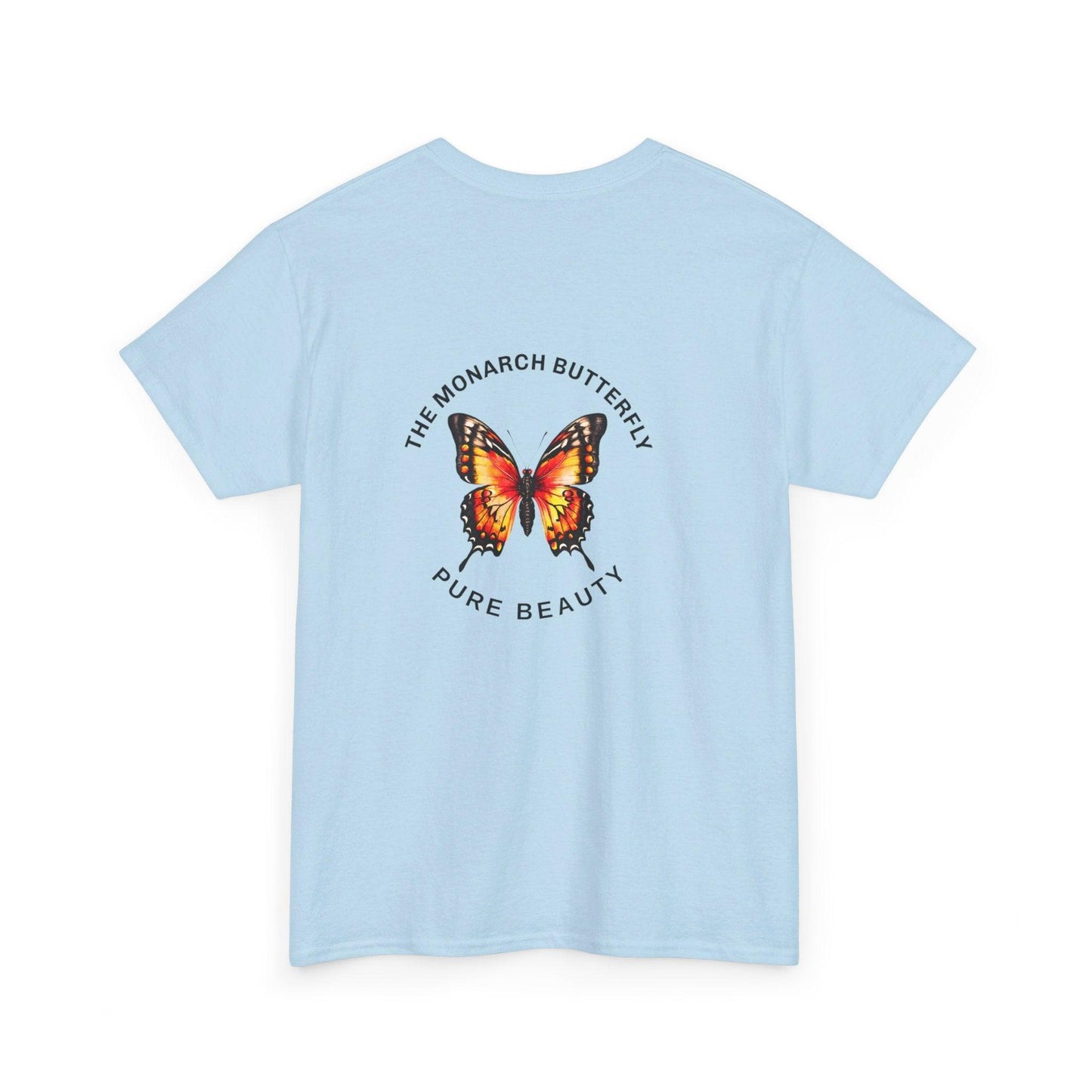 Camiseta unisex de algodón pesado: "La colección Mariposa Monarca"