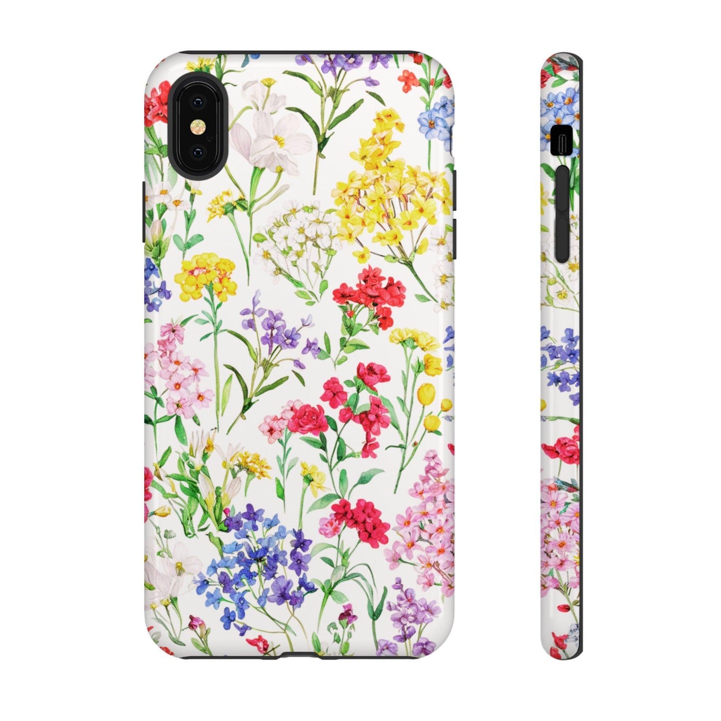 Tough Cellphone Case :" Eclectic Elegance Phone Case Collection" ( Floral patterns)