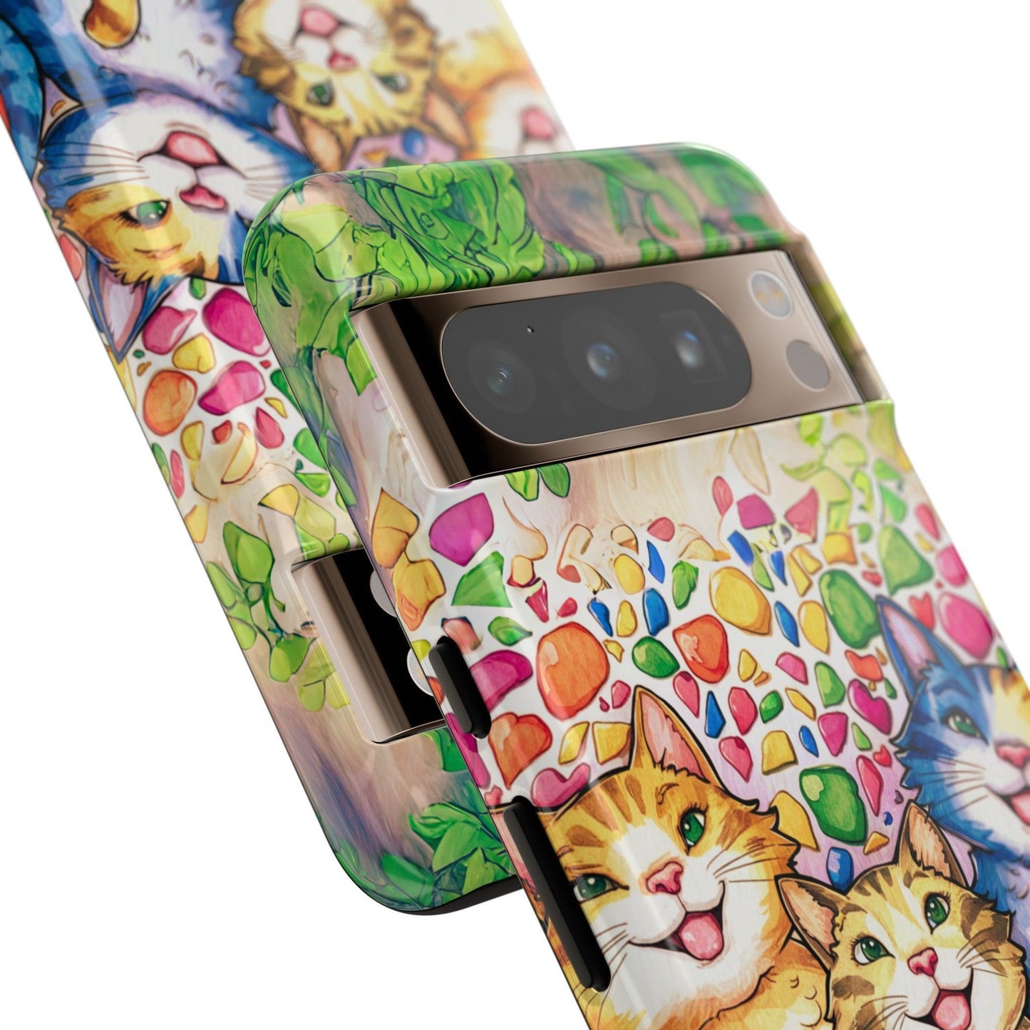 Cat Lovers Collection Tough Cellphone Case - Cosmic Creations by Karen