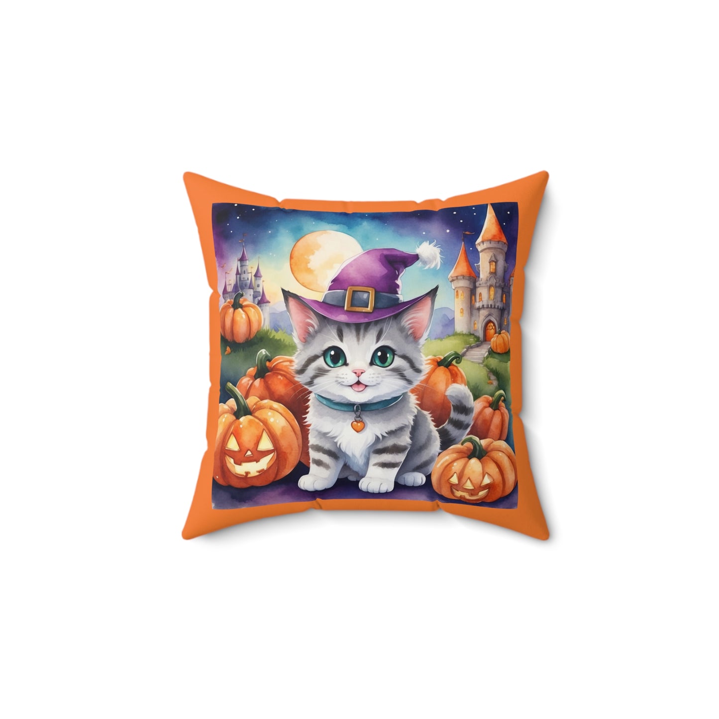 Cute cat  Square Pillow