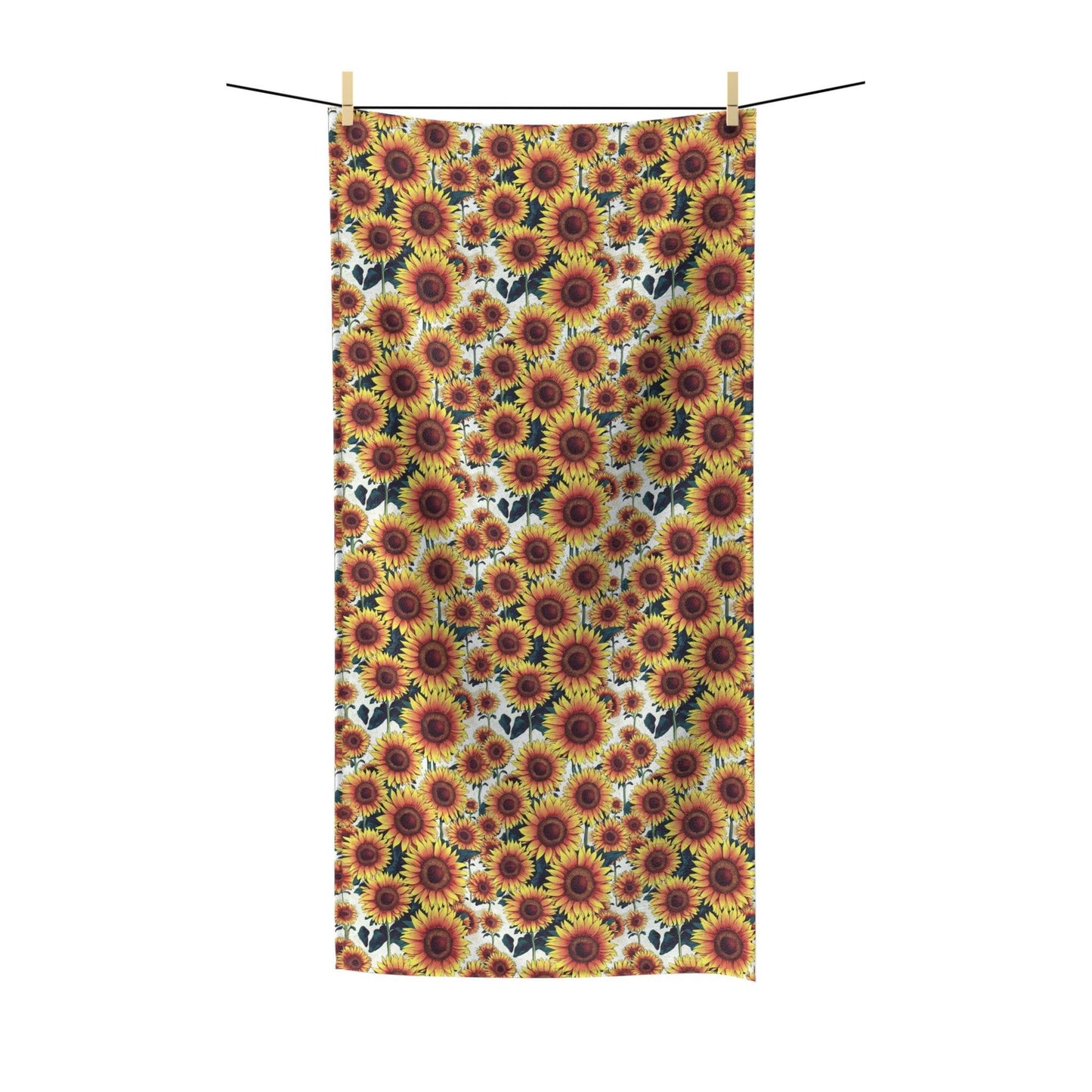 "Sunflower Polycotton Towel"