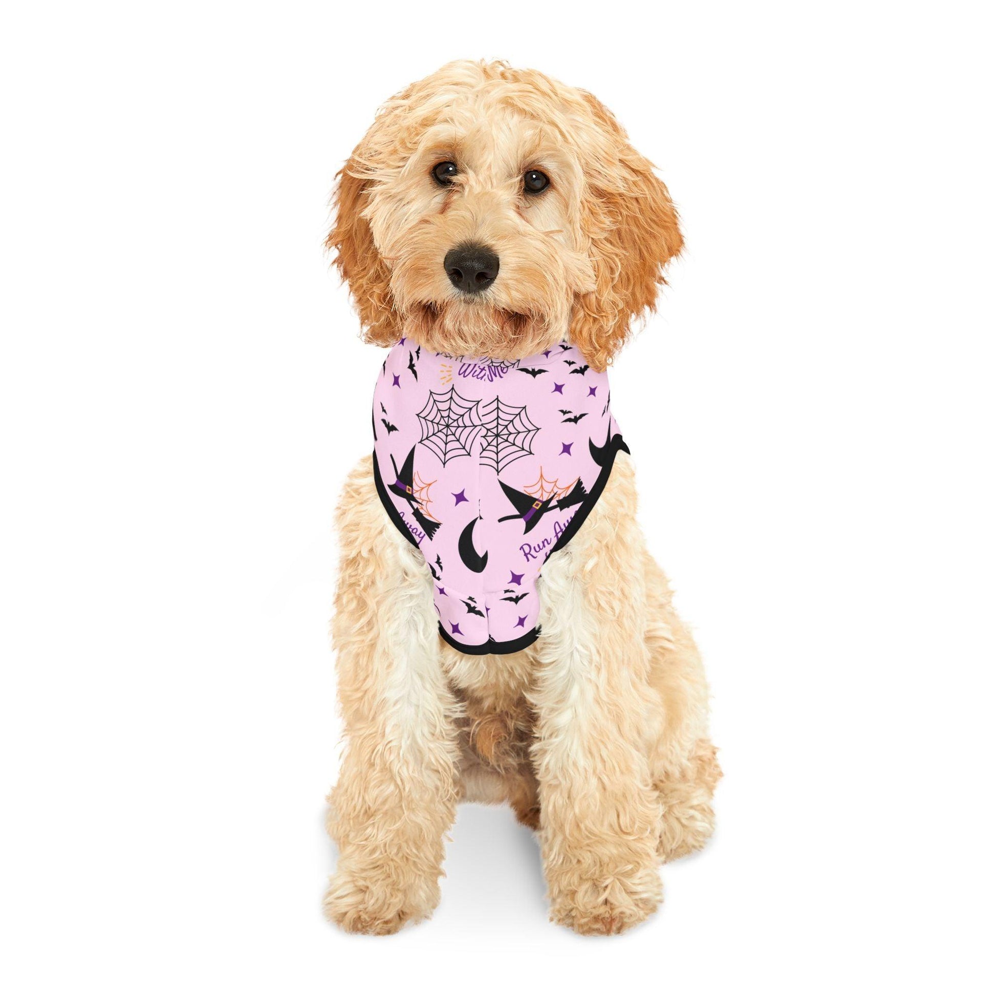 Pink Halloween Pet Hoodie - Cosmic Creations by Karen