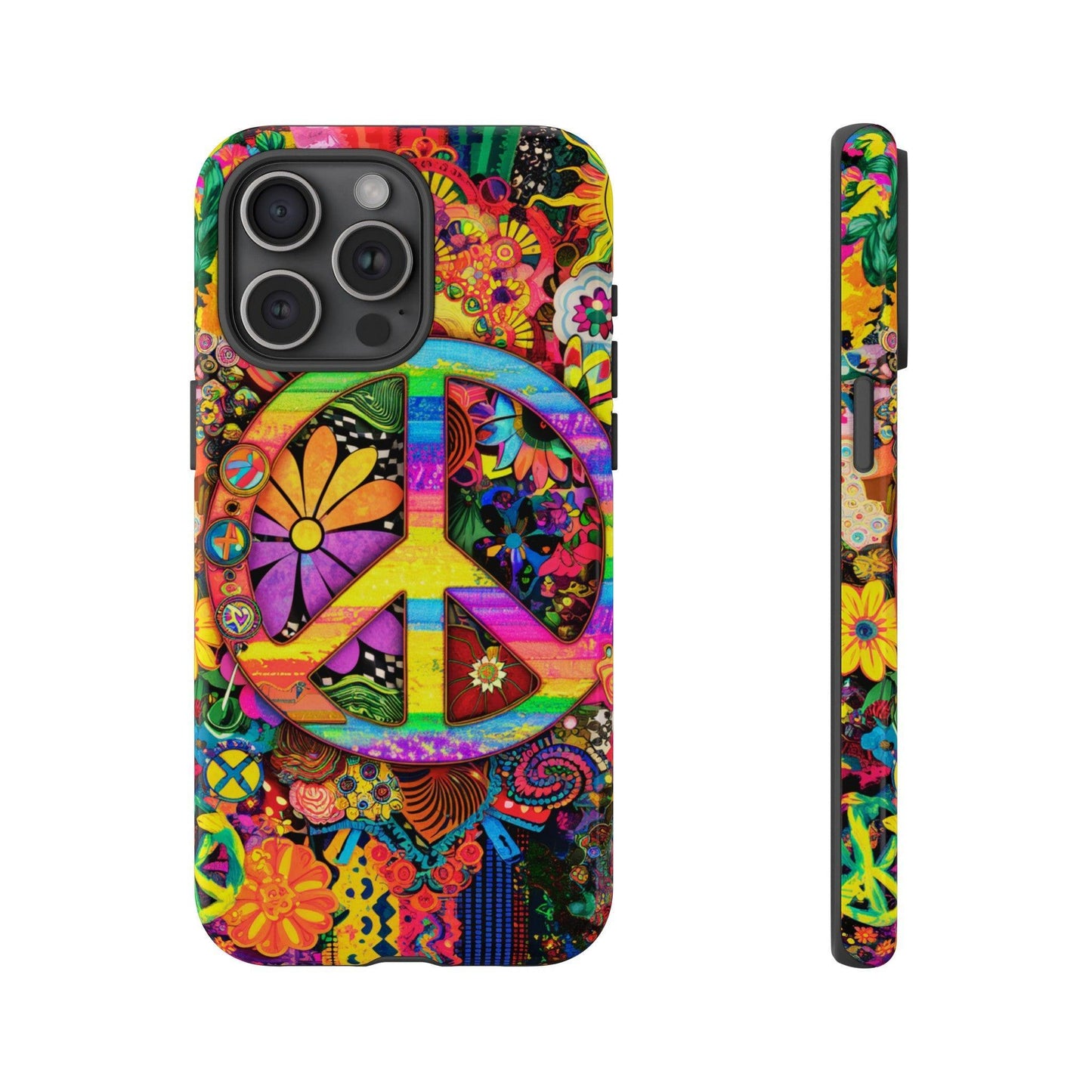 Tough Phone Case :" Eclectic Elegance Phone Case Collection" ( Hippie Style patterns)