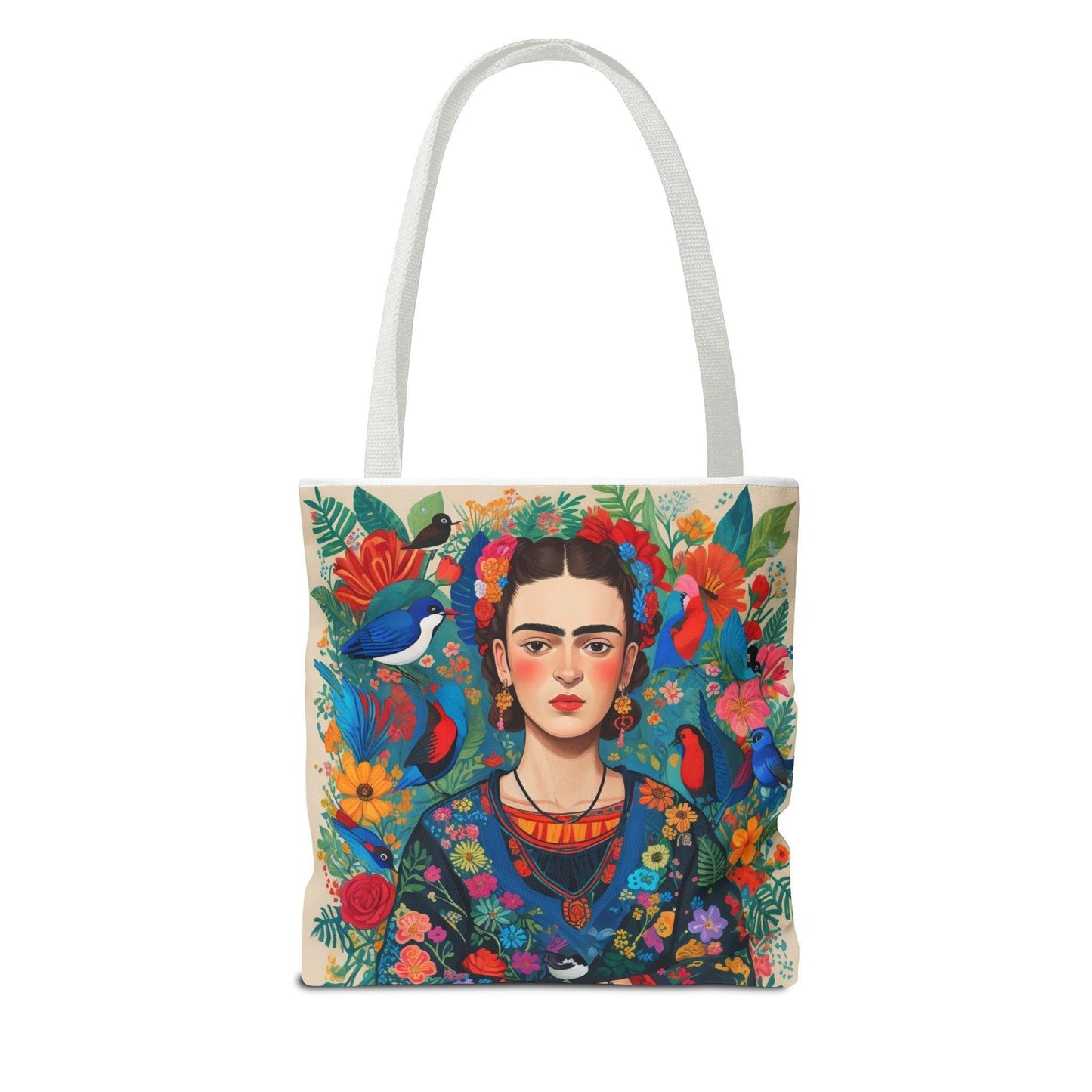 Frida Inspired Tote Bag, looking for a stylish way to carry your essentials or searching for the perfect gift, stunning and awesome Tote bag - Cosmic Creations by Karen