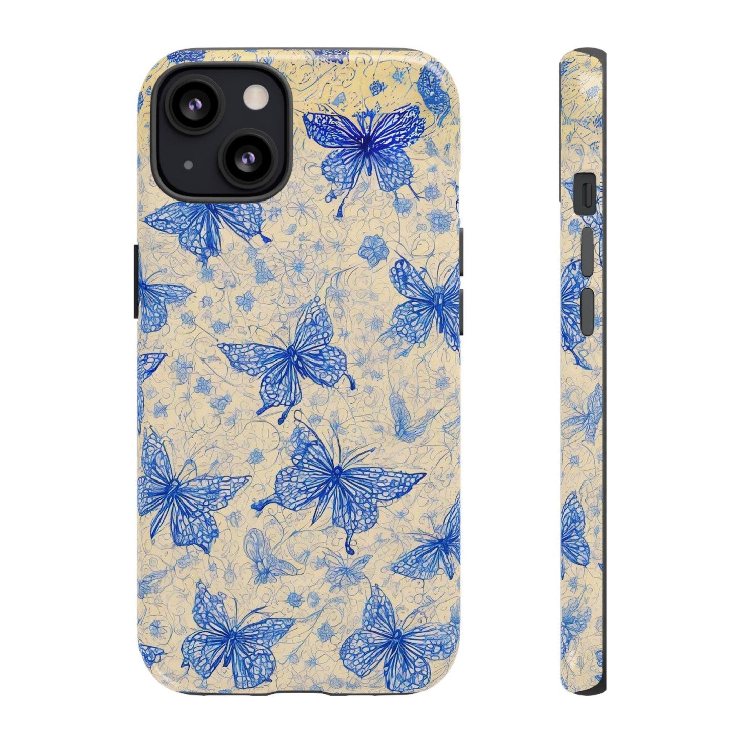 Tough Cellphone Case :" Eclectic Elegance Phone Case Collection" ( Butterflies patterns)