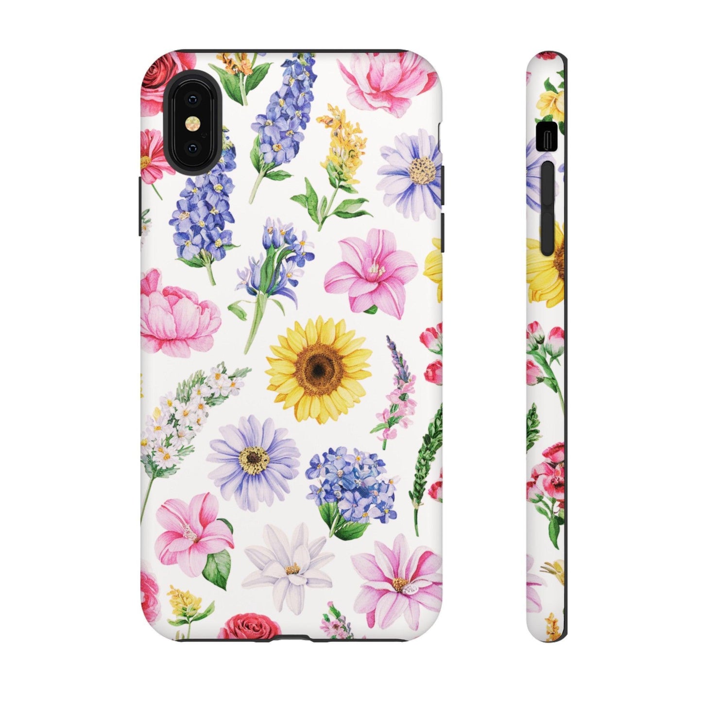 Tough Cellphone Case :" Eclectic Elegance Phone Case Collection" ( Floral patterns)