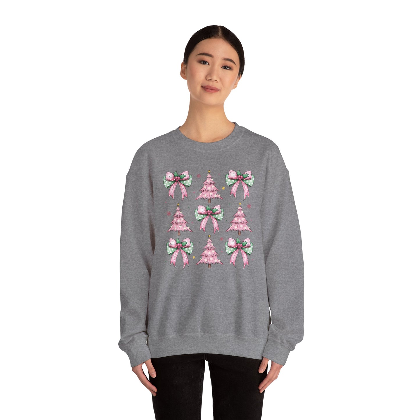 Christmas  Coquette Style  Unisex Crewneck Sweatshirt