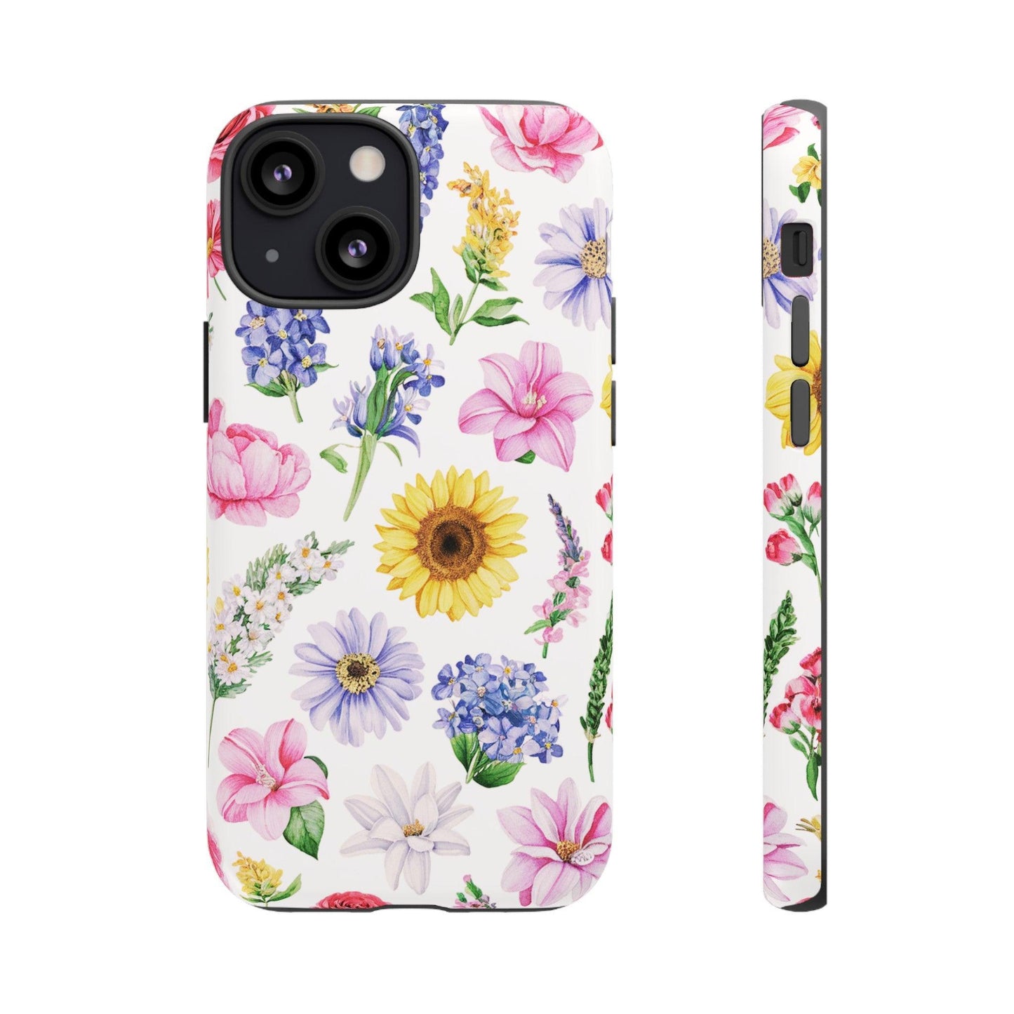 Tough Cellphone Case :" Eclectic Elegance Phone Case Collection" ( Floral patterns)