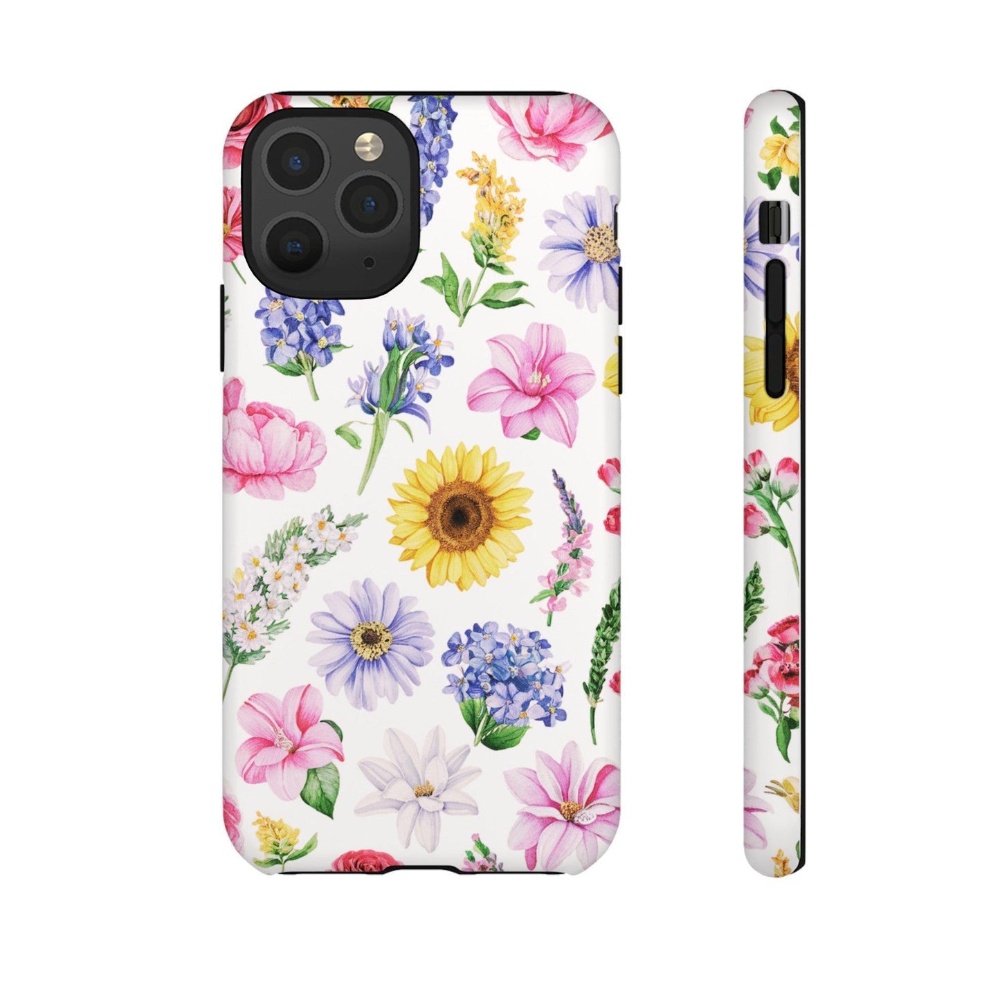 Tough Cellphone Case :" Eclectic Elegance Phone Case Collection" ( Floral patterns)