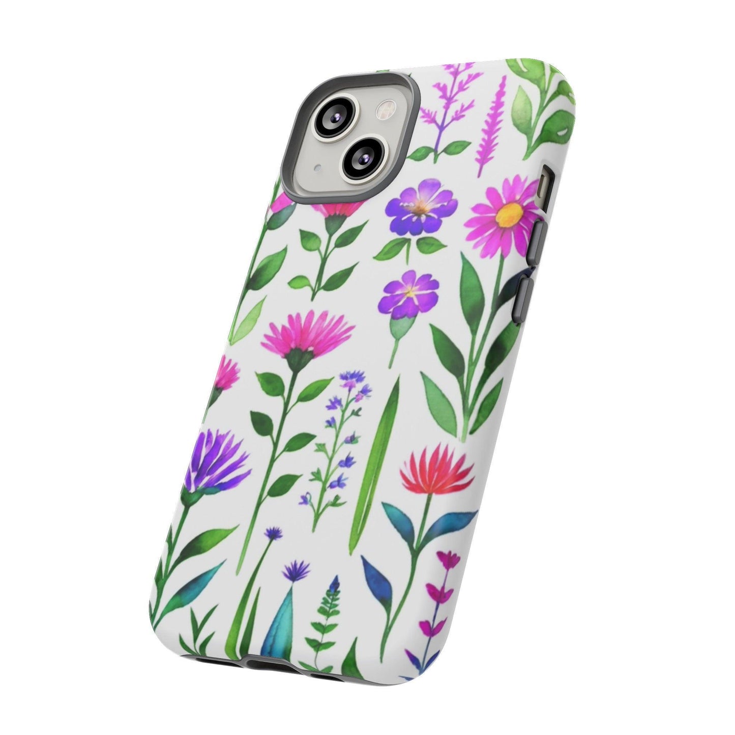 Tough Phone Case :" Eclectic Elegance Phone Case Collection" ( Floral pattern)