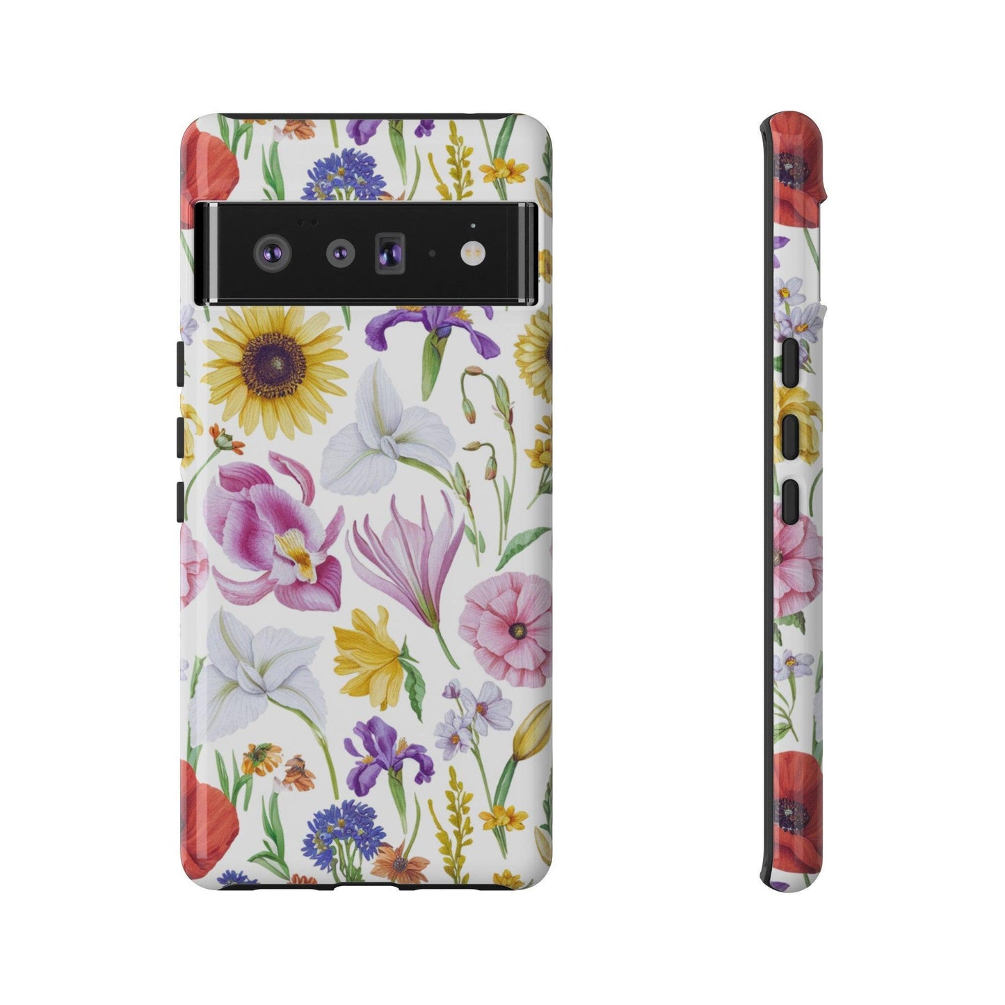 Tough Cellphone Case :" Eclectic Elegance Phone Case Collection" ( Floral patterns)