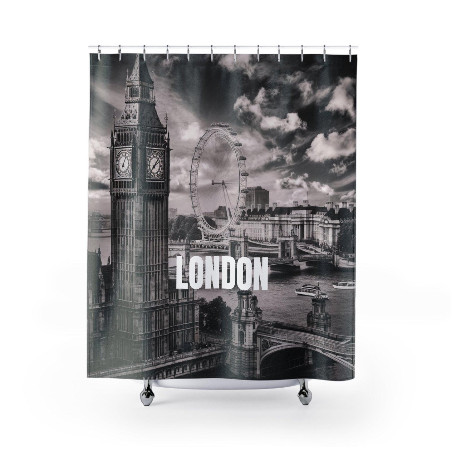 Elegant Shower Curtains Collection ( Great cities and places of the world ) - Cosmic Creations by Karen