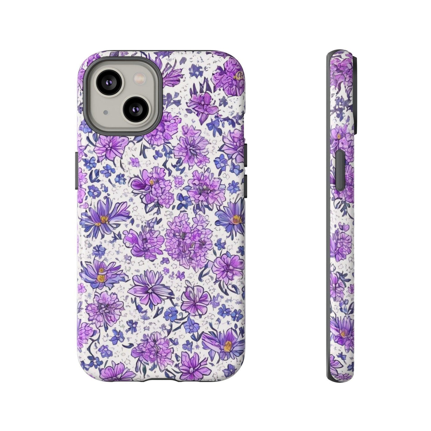 Tough Cellphone Case :" Eclectic Elegance Phone Case Collection" ( Floral patterns)