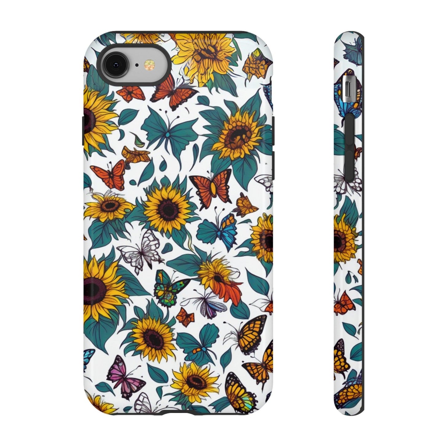 Tough Cellphone Case :" Eclectic Elegance Phone Case Collection" ( Floral patterns)